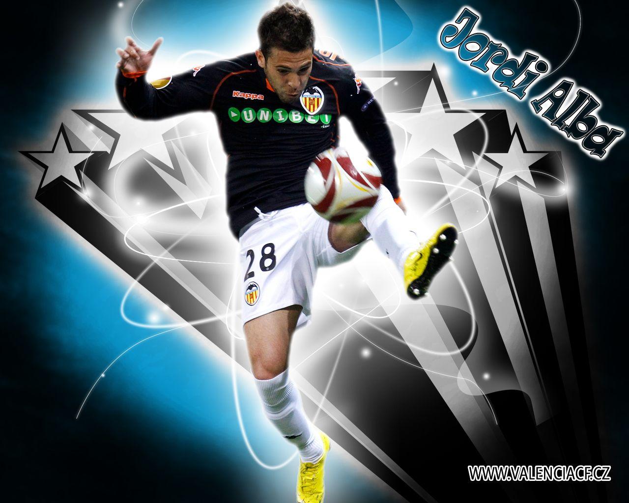 1280x1024 Jordi Alba Football Wallpaper