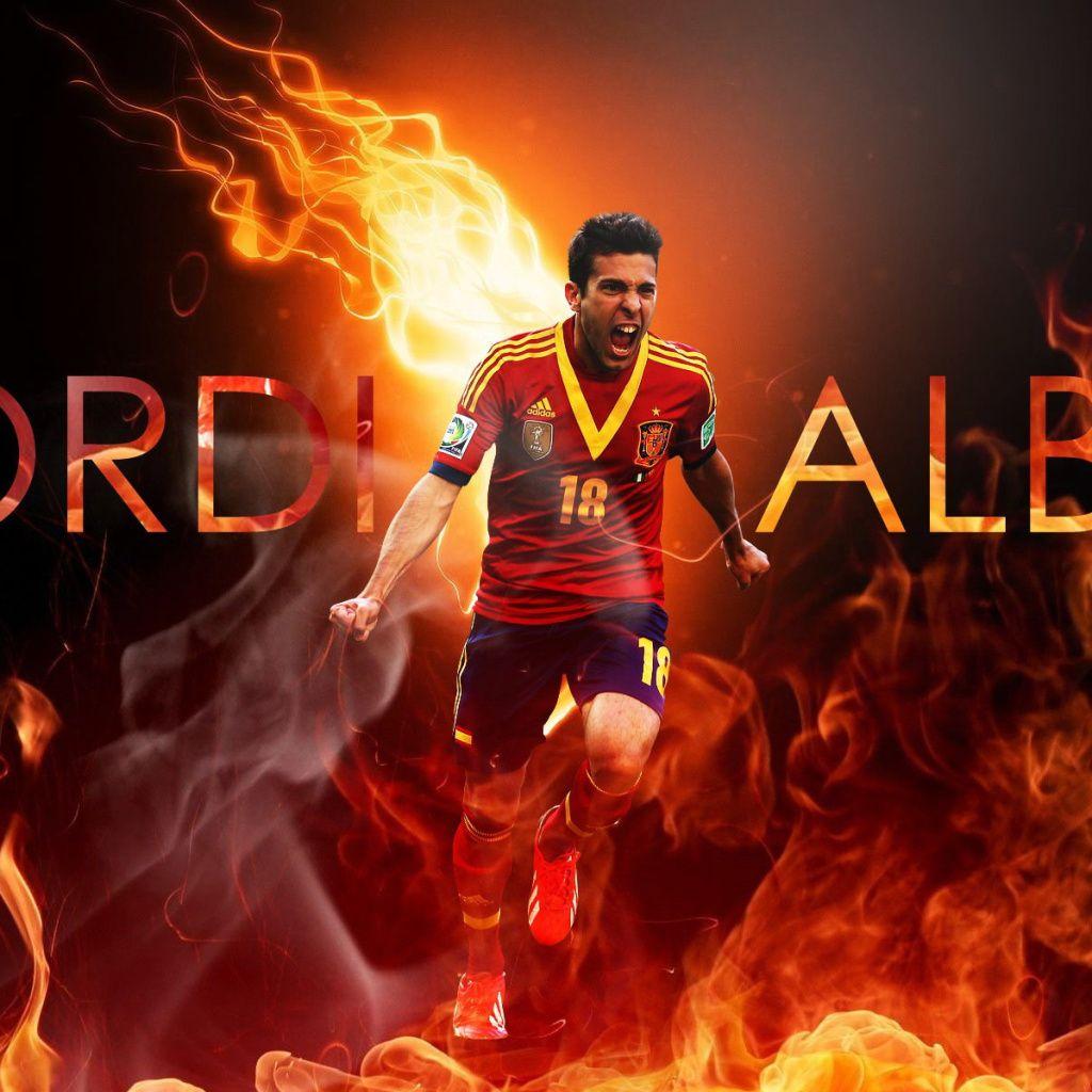 1024x1024 Jordi Alba Wallpaper for iPad