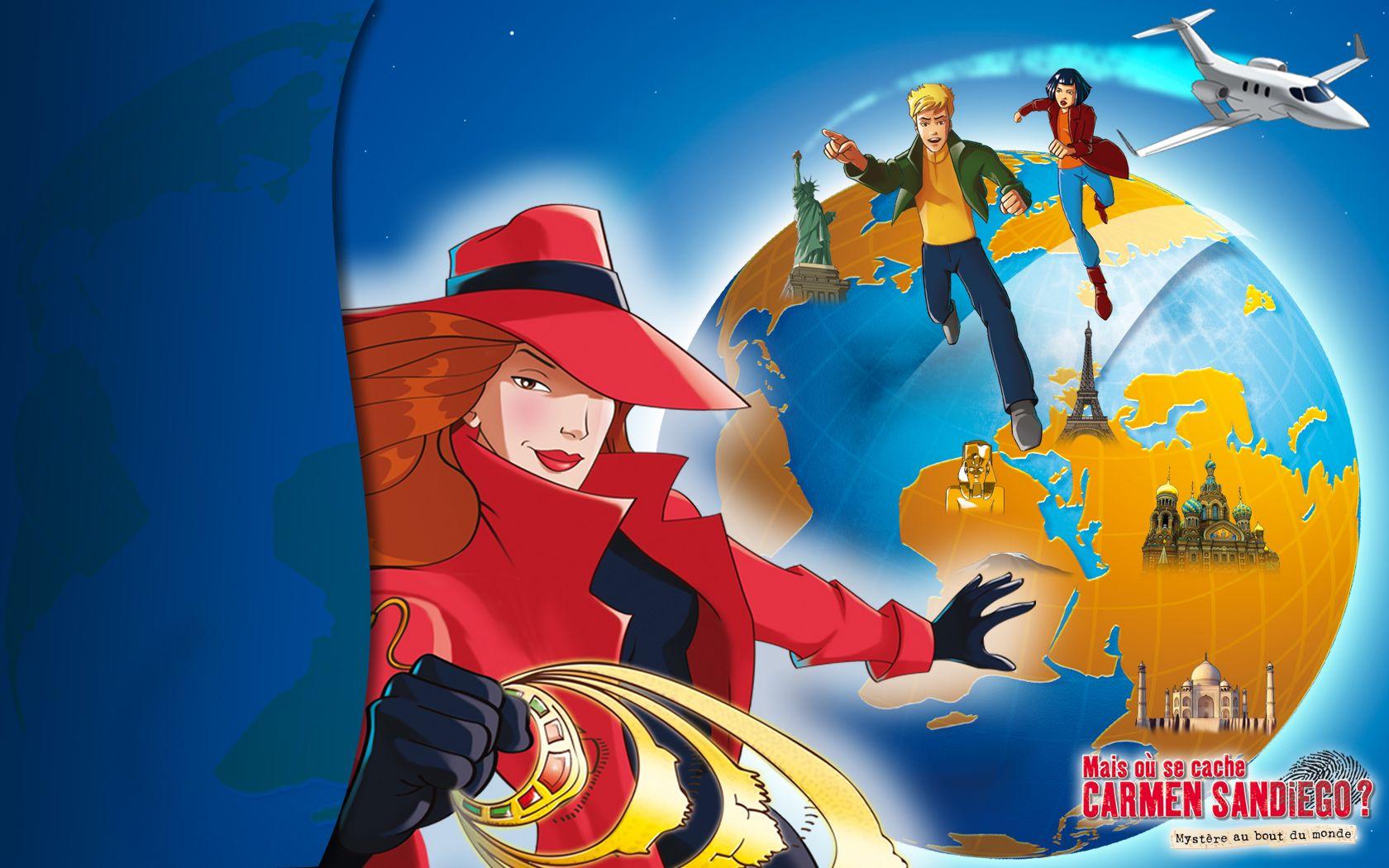 1680x1050 Where in the World is Carmen Sandiego? 3 (2009) promotional art