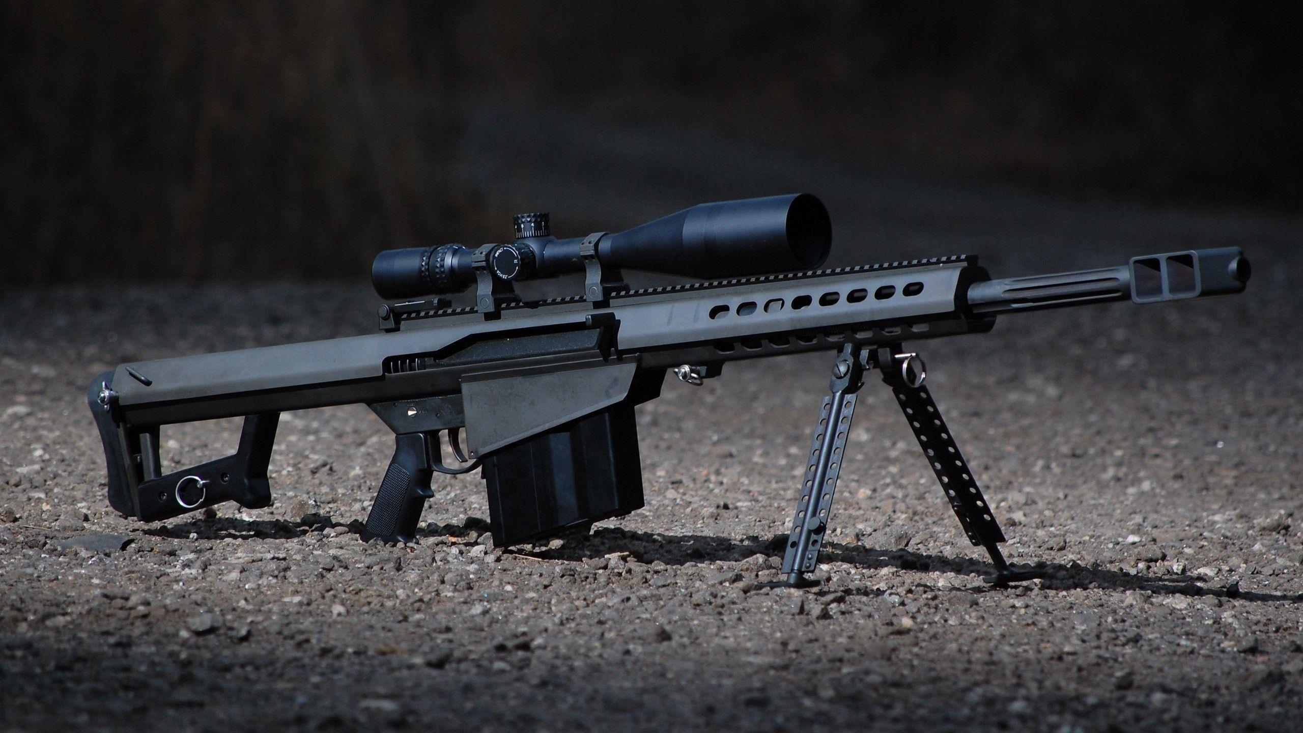 2560x1440 guns, weapons, sniper rifles, .50 cal, Barrett, Sniper Elite V2