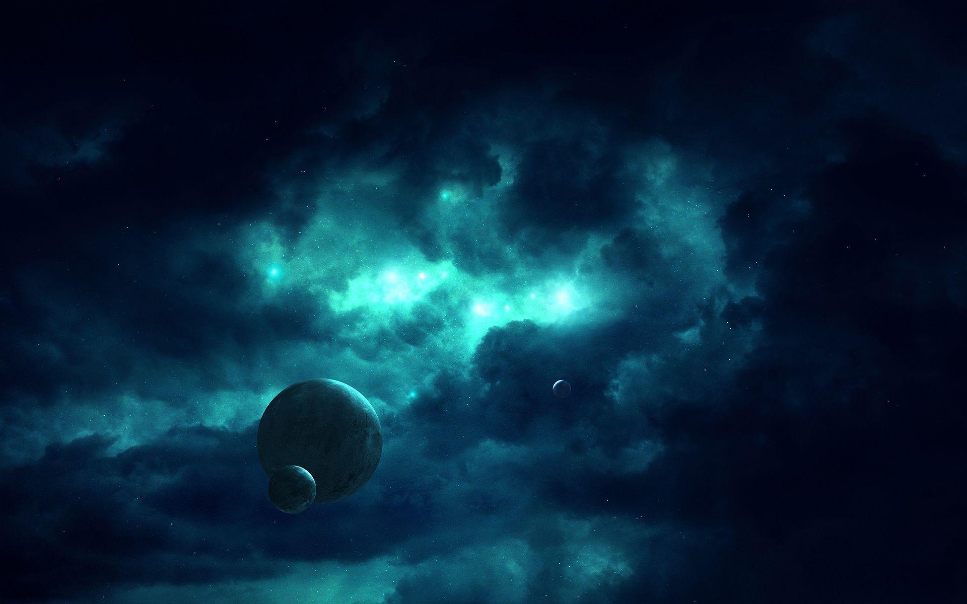 1920x1200 darkness, distance, space, planet, Star, HD desktop wallpaper, Pc background, free picture wallpaper desktop background