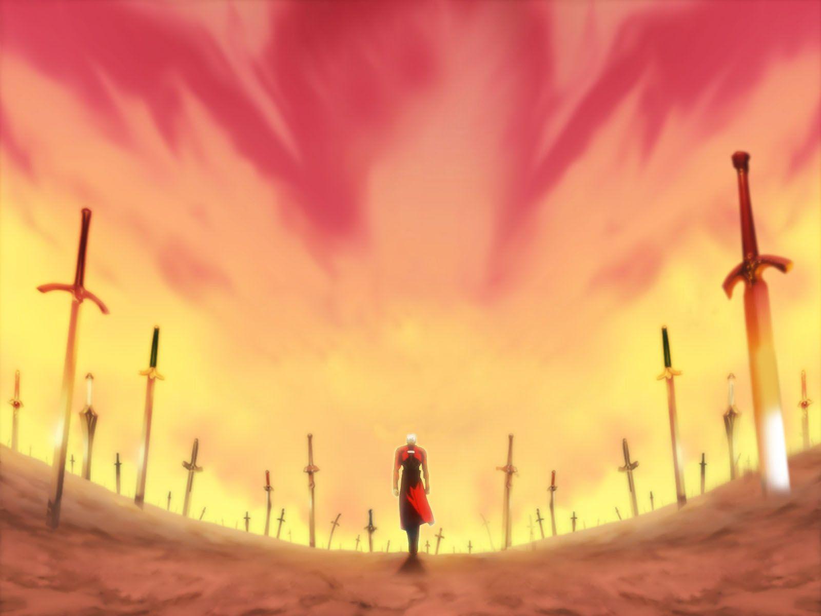 1600x1200 Anime Stay Night: Unlimited Blade Works Wallpaper
