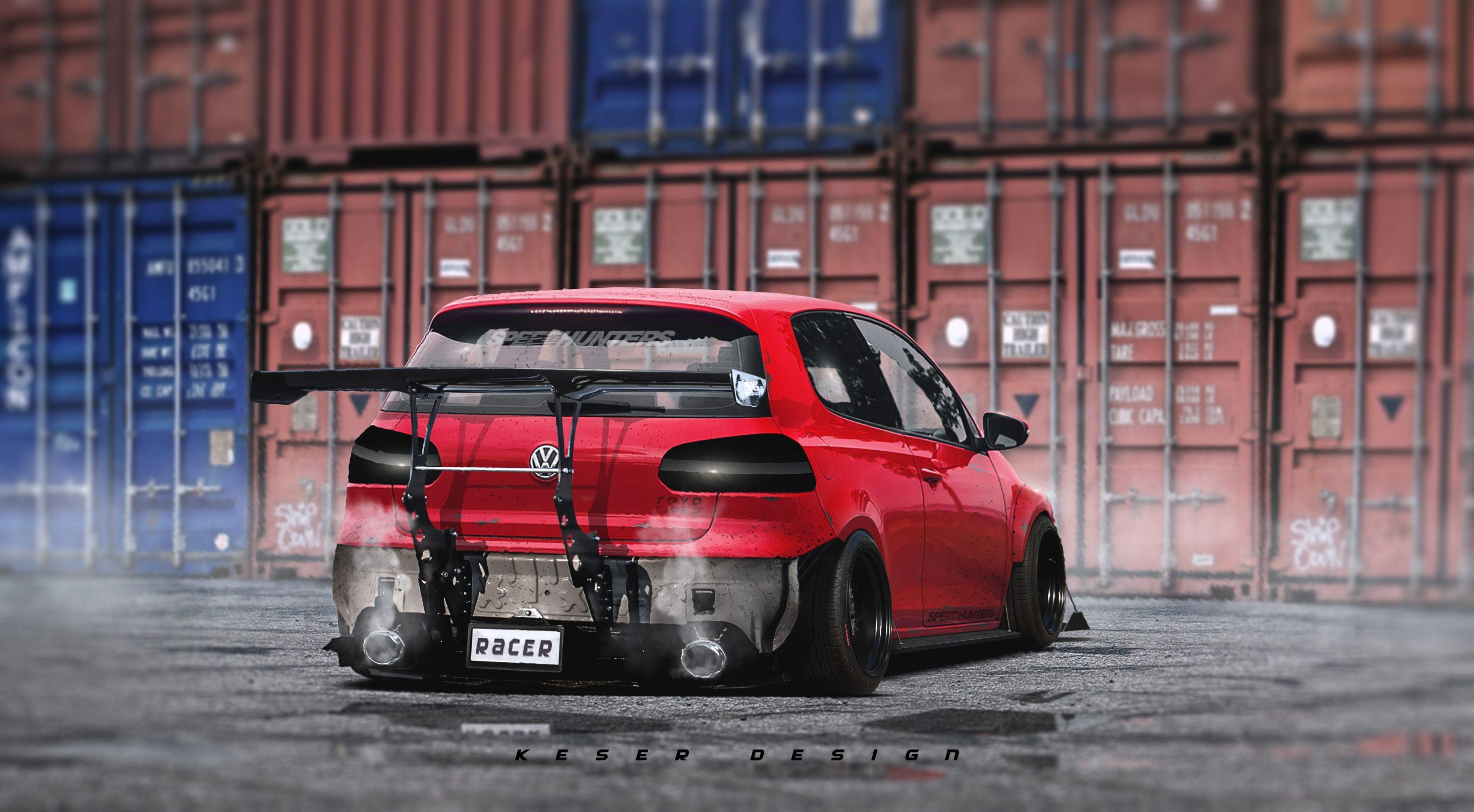 2922x1611 Golf Gti Concept Art Macbook Pro Retina HD 4k Wallpaper