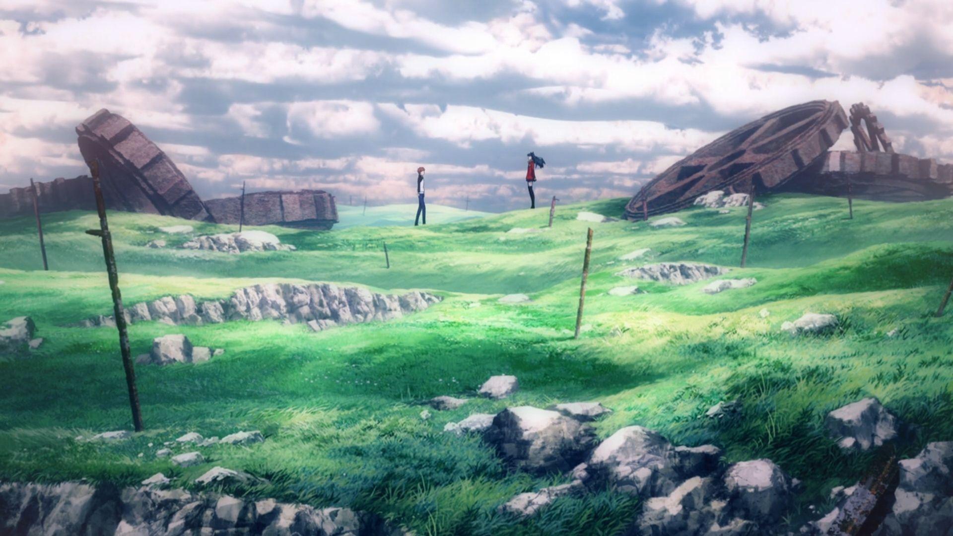 1920x1080 Free download Night Unlimited Blade Works Computer Wallpaper