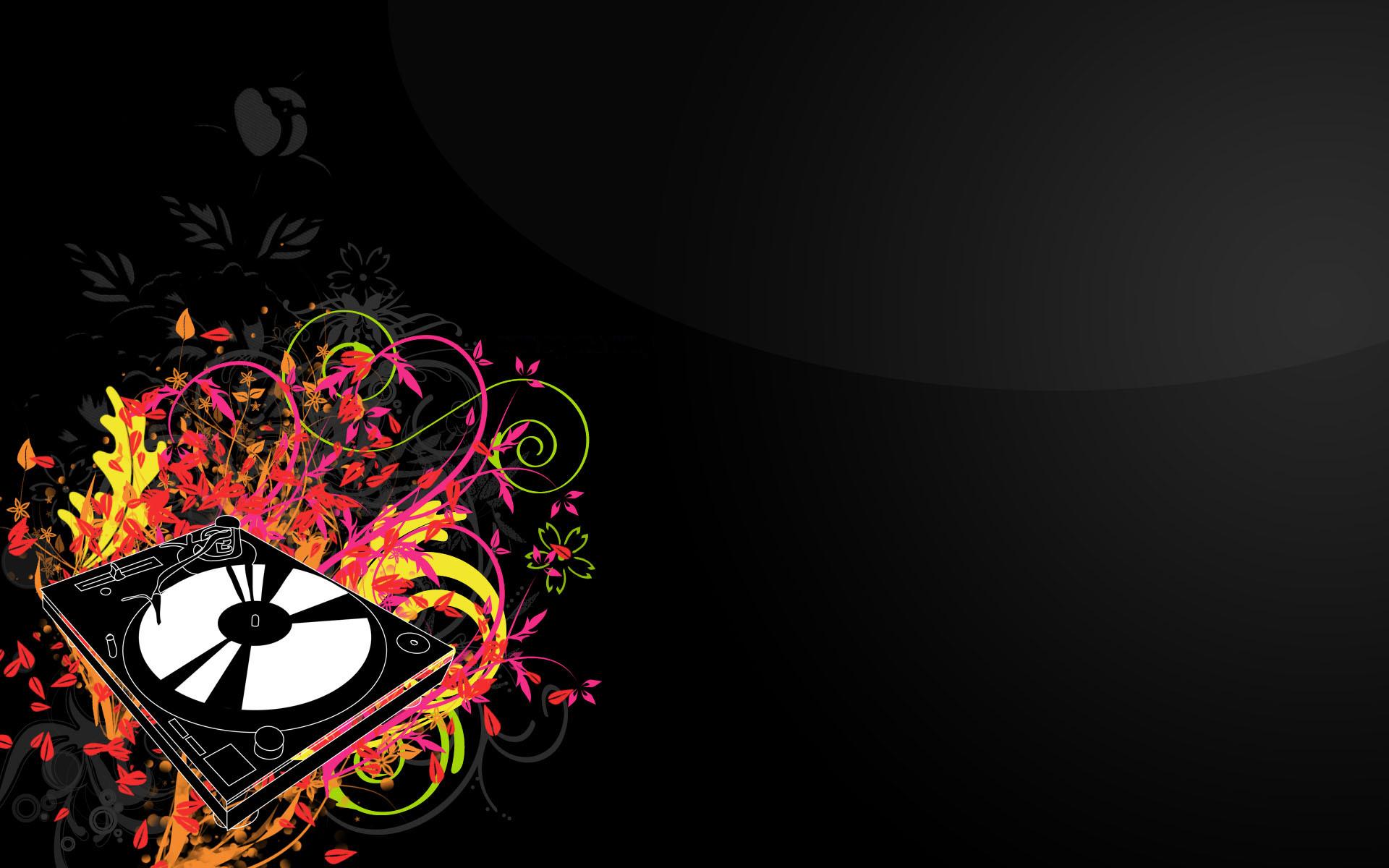 1920x1200 Musical Background Wallpaper