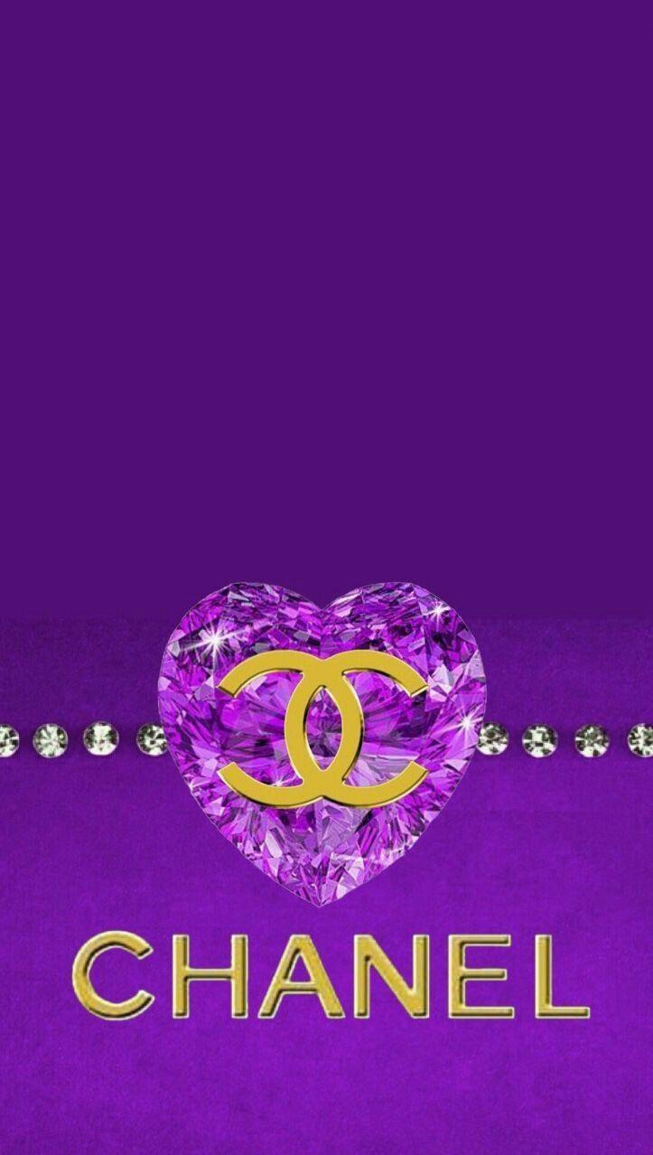 723x1278 Blue Chanel. Chanel wallpaper, Bling wallpaper