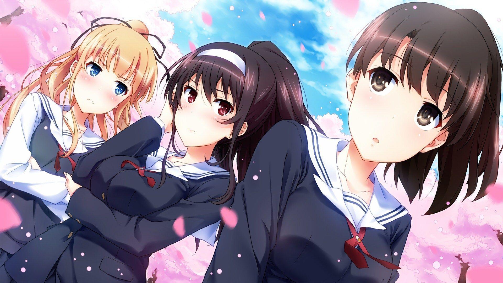 1920x1080 Eriri Spencer Sawamura, Megumi Kato, Saekano, Utaha Kasumigaoka HD