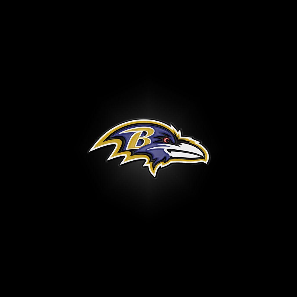 Hình nền iPad 1024x1024 với Biểu trưng Đội Baltimore Raven