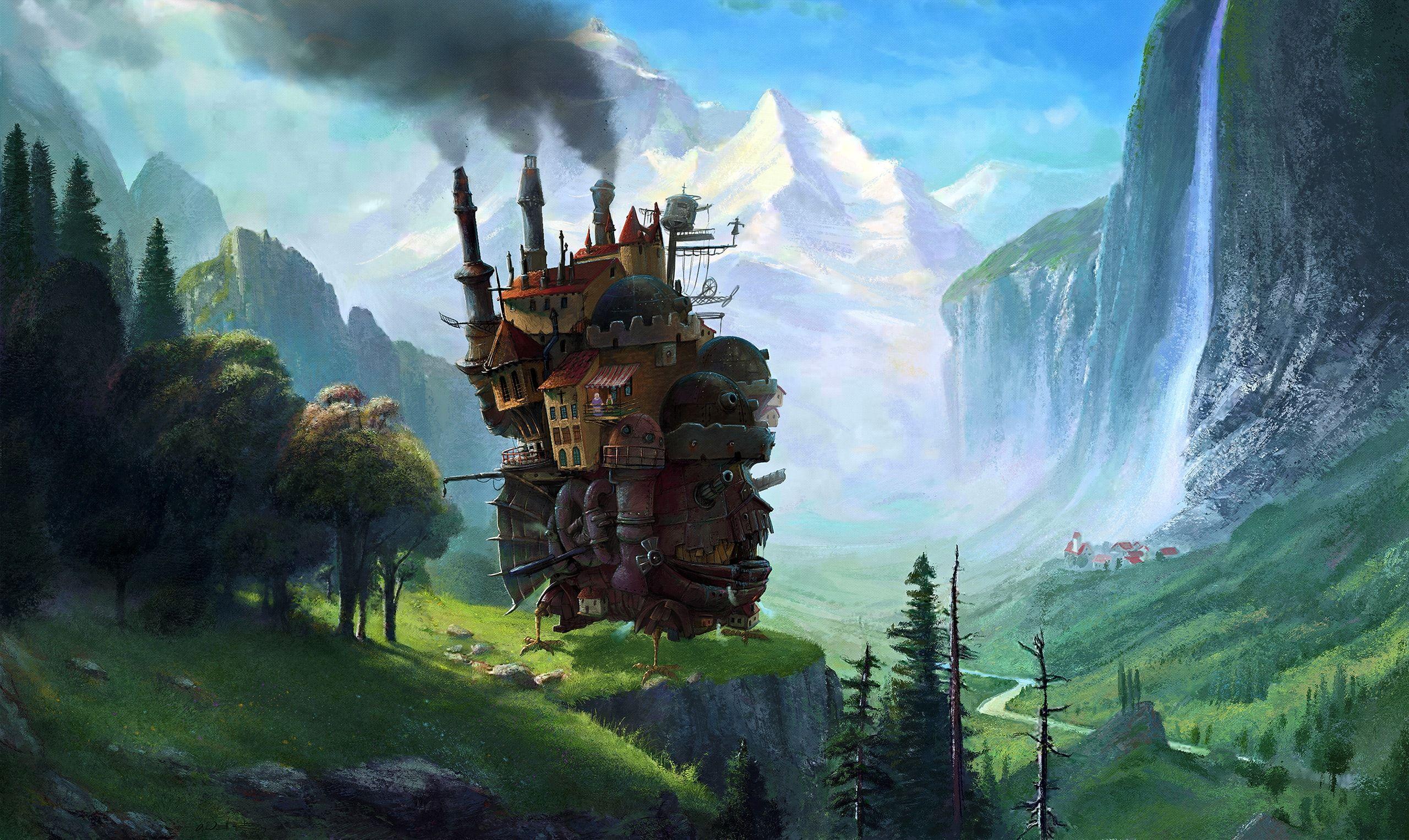 2560x1527 Howl's Moving Castle HD Wallpaper