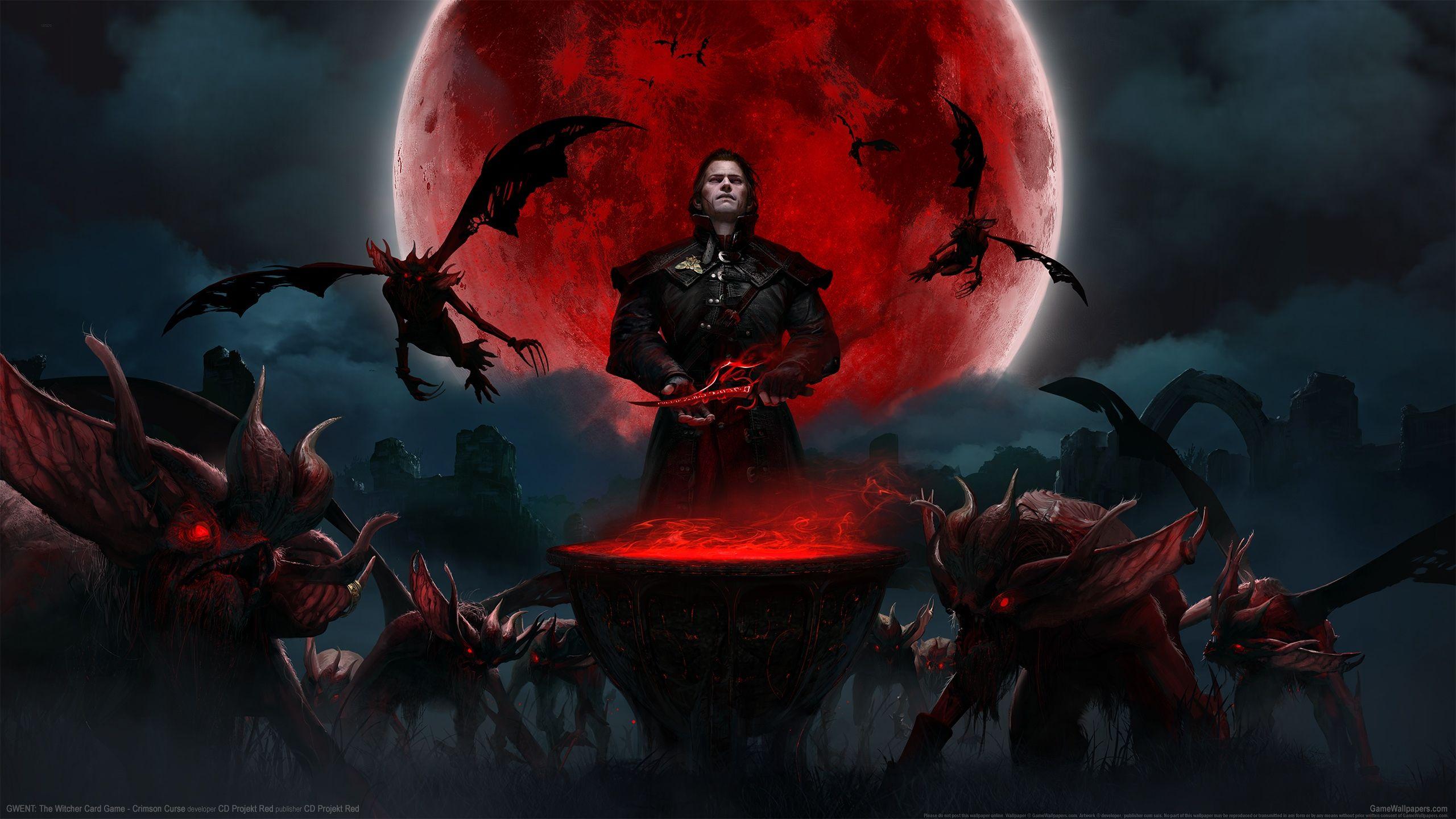 2560x1440 GWENT: The Witcher Card Game Curse wallpaper 01 2560x1440