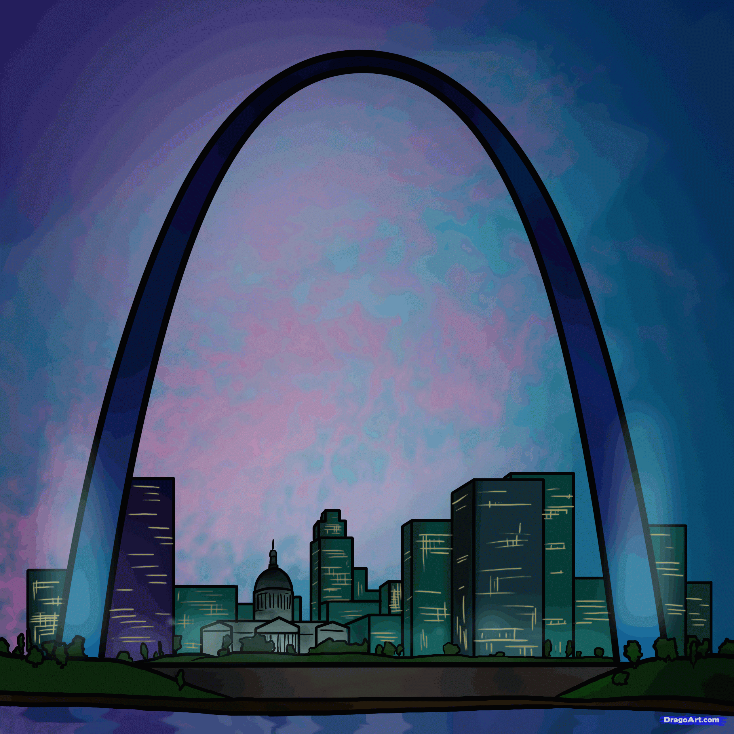 2550x2550 Gateway arch. Wallpaper Wide HD