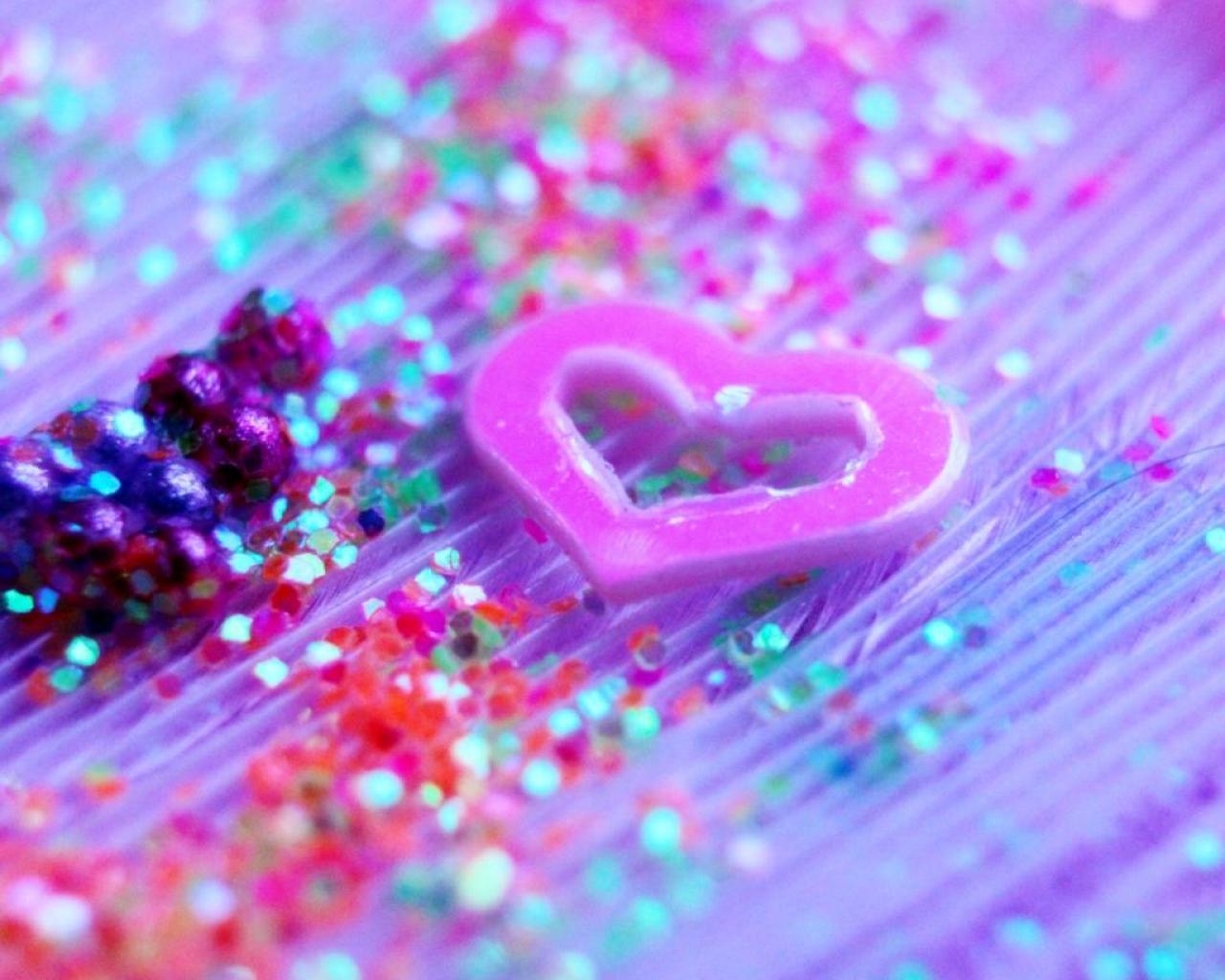 Wallpaper Heart Pink Sweetness Love Glitter Background  Download Free  Image
