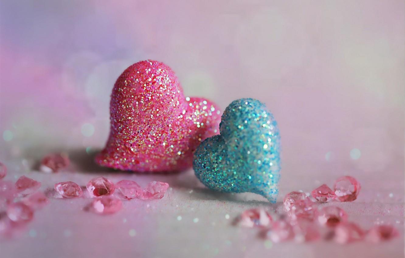 1332x850 Two Hearts Wallpaper