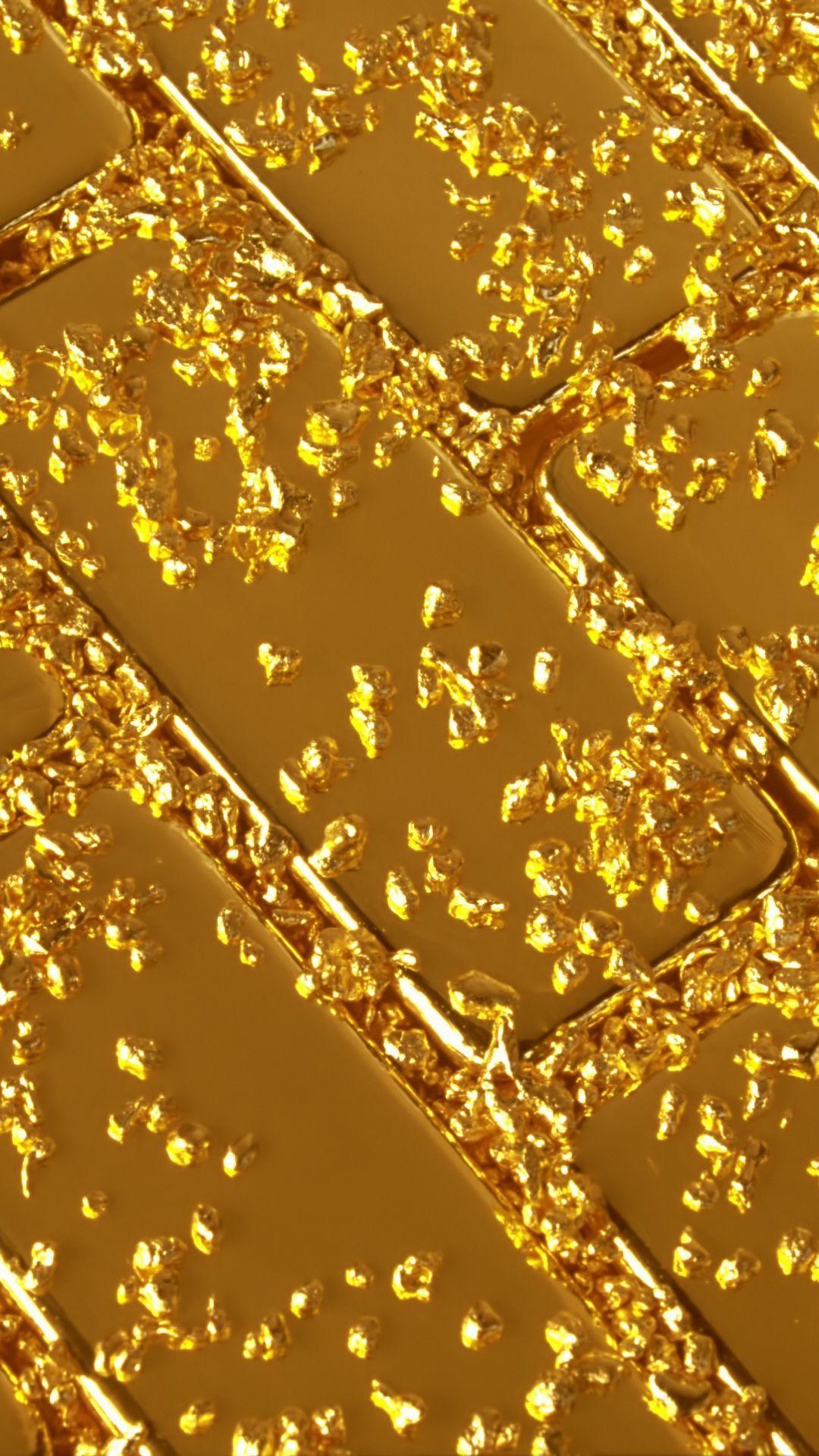 1080x1920 Golden iPhone HD Wallpaper