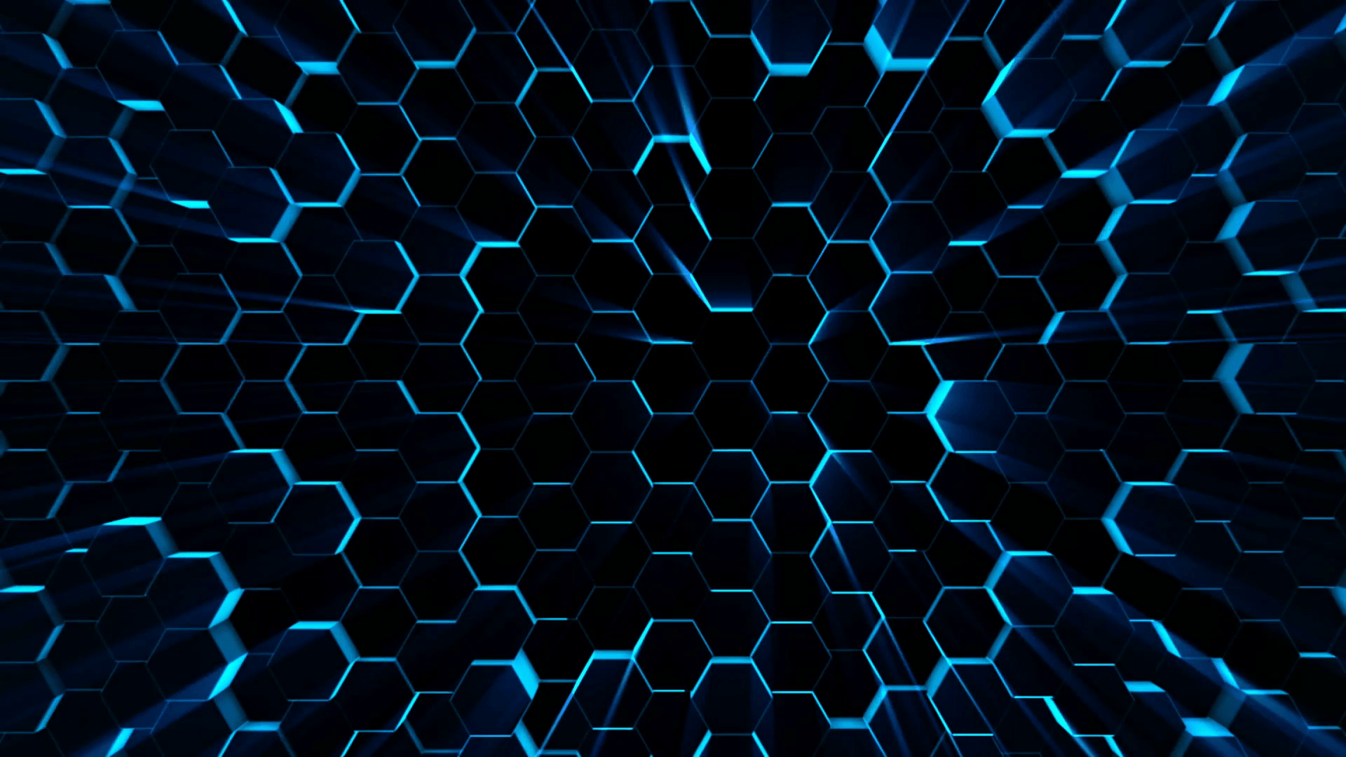 Hexagons with colorful lines background 4K wallpaper download
