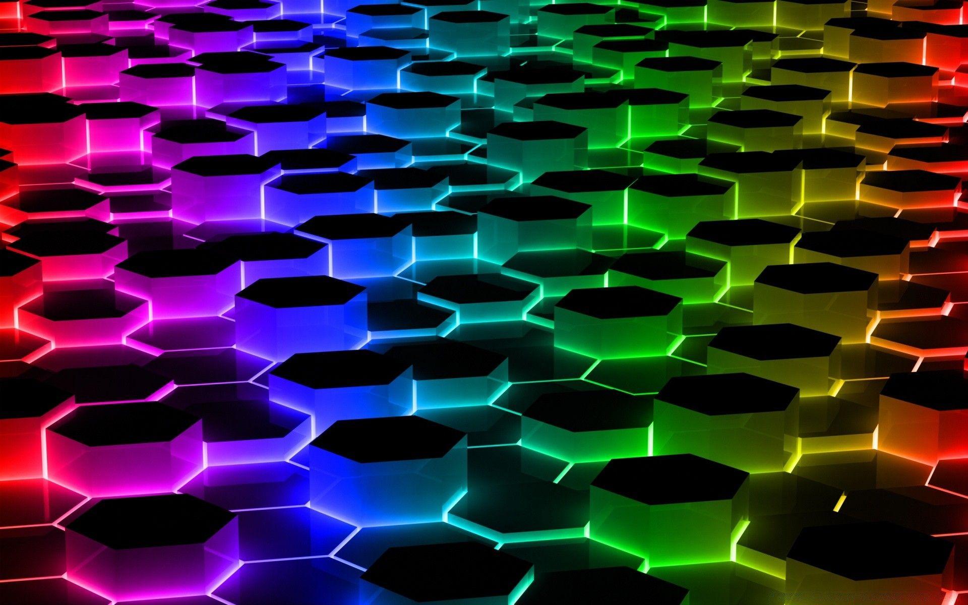 1920x1200 Colorful Hexagons