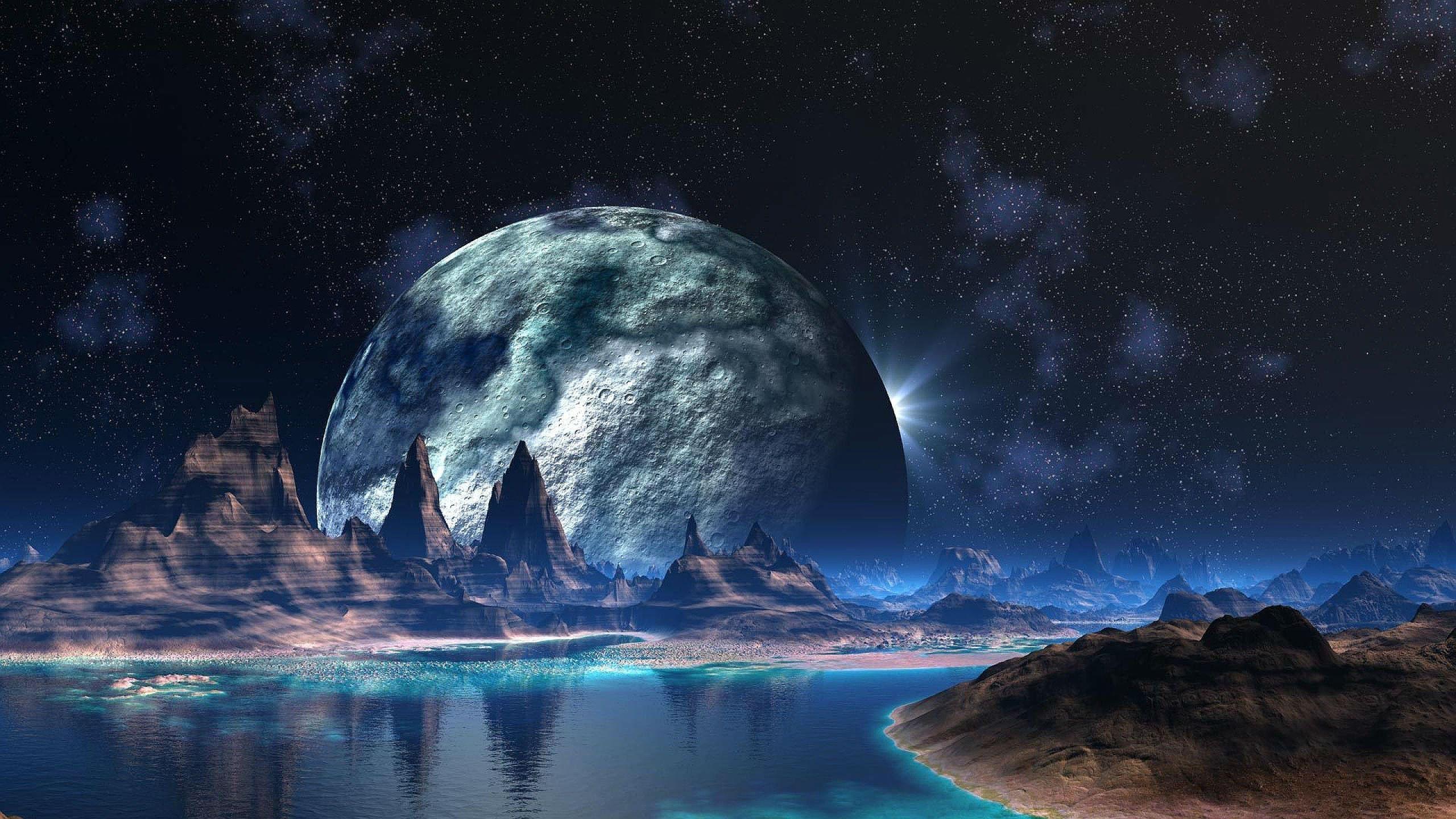 2560x1440 ALIEN Horror Sci Fi Futuristic Dark Aliens Creature Survival Landscape Planet Wallpaperx1440