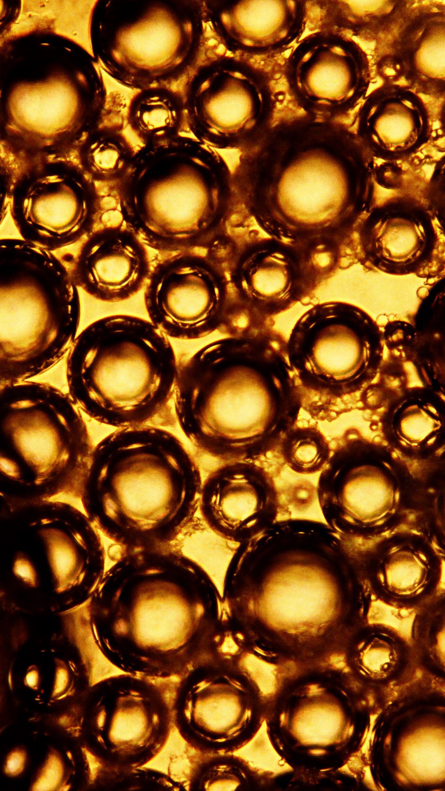 1440x2560 Download wallpaper 1440x2560 bubbles, macro, liquid, texture