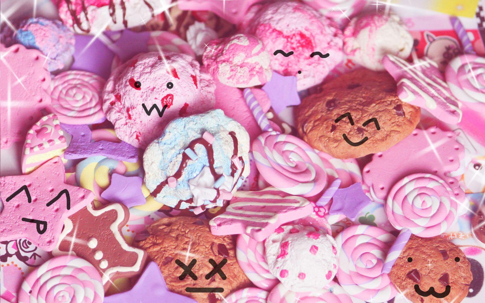 1680x1050 Free download Pink candy photography wallpaper Auto desktop