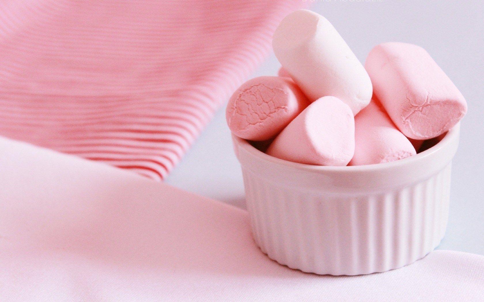 Aesthetic Pink Candy Background
