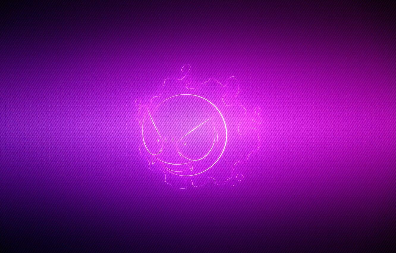 1332x850 Wallpaper line, silhouette, pokemon, pokemon, gastly, gastly
