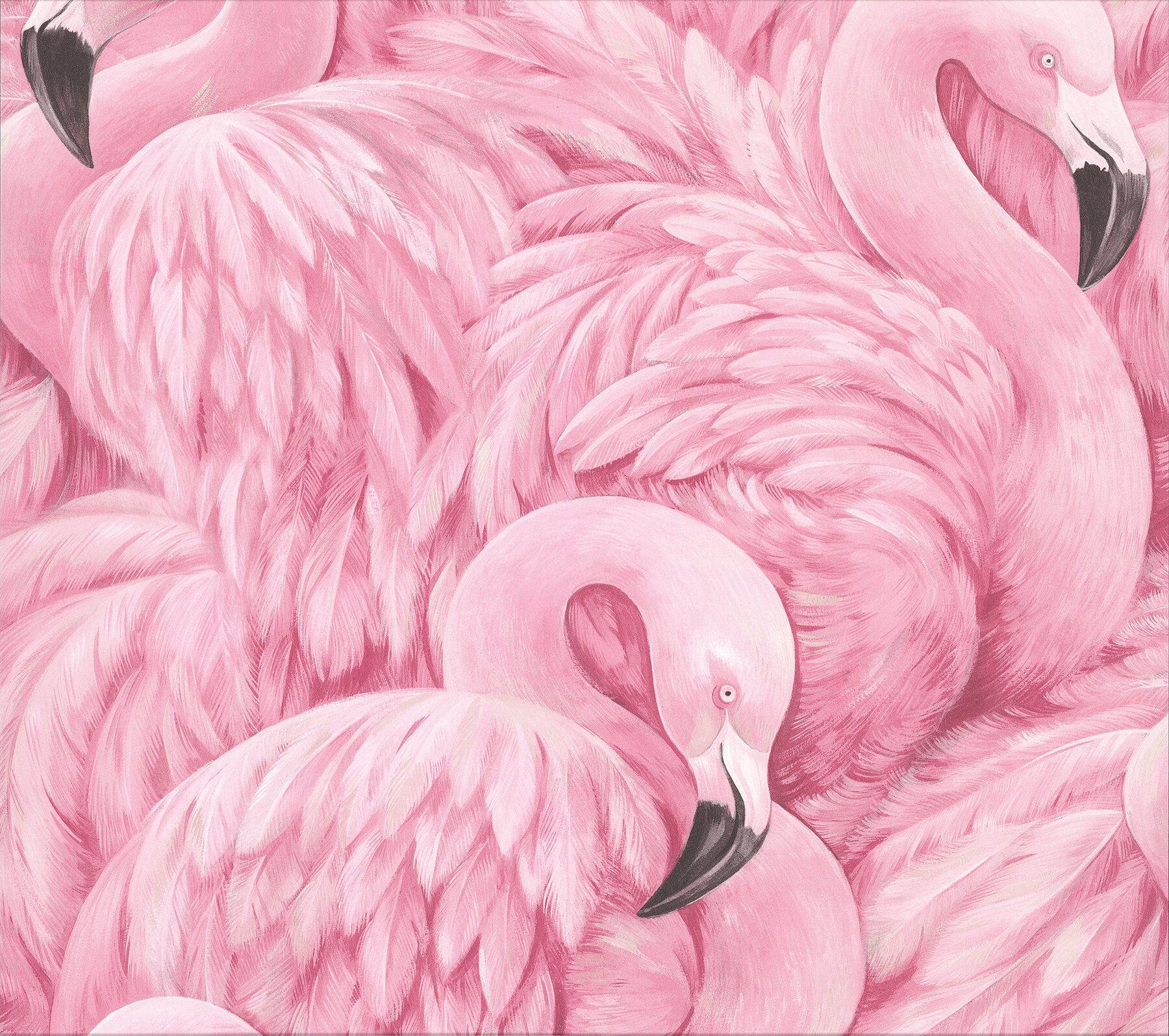 de gournay flamingo wallpaper