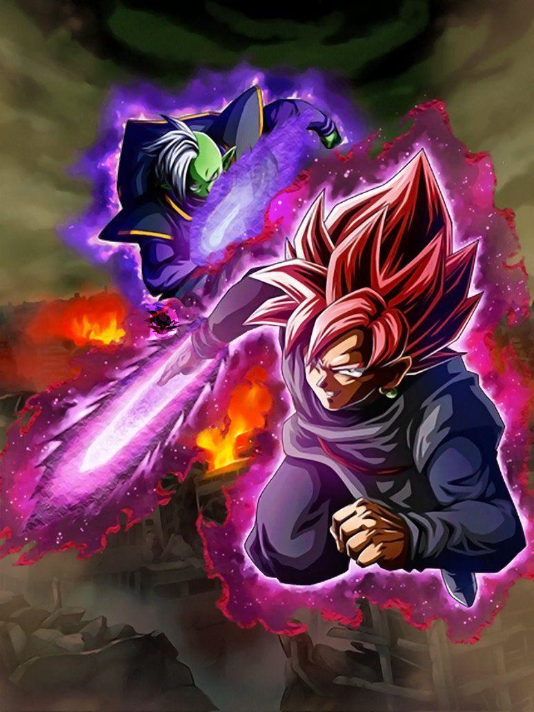 774x1032 Dokkan Battle LR Black And Zamasu Wallpaper 1440p