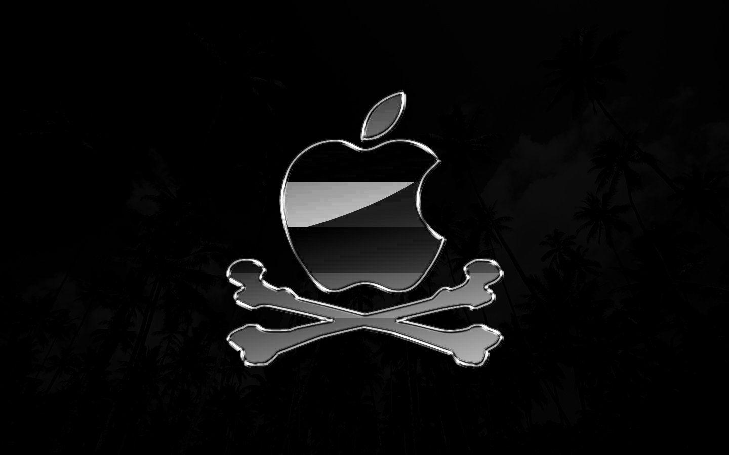 1440x900 Apple Crossbones Wallpaper 2