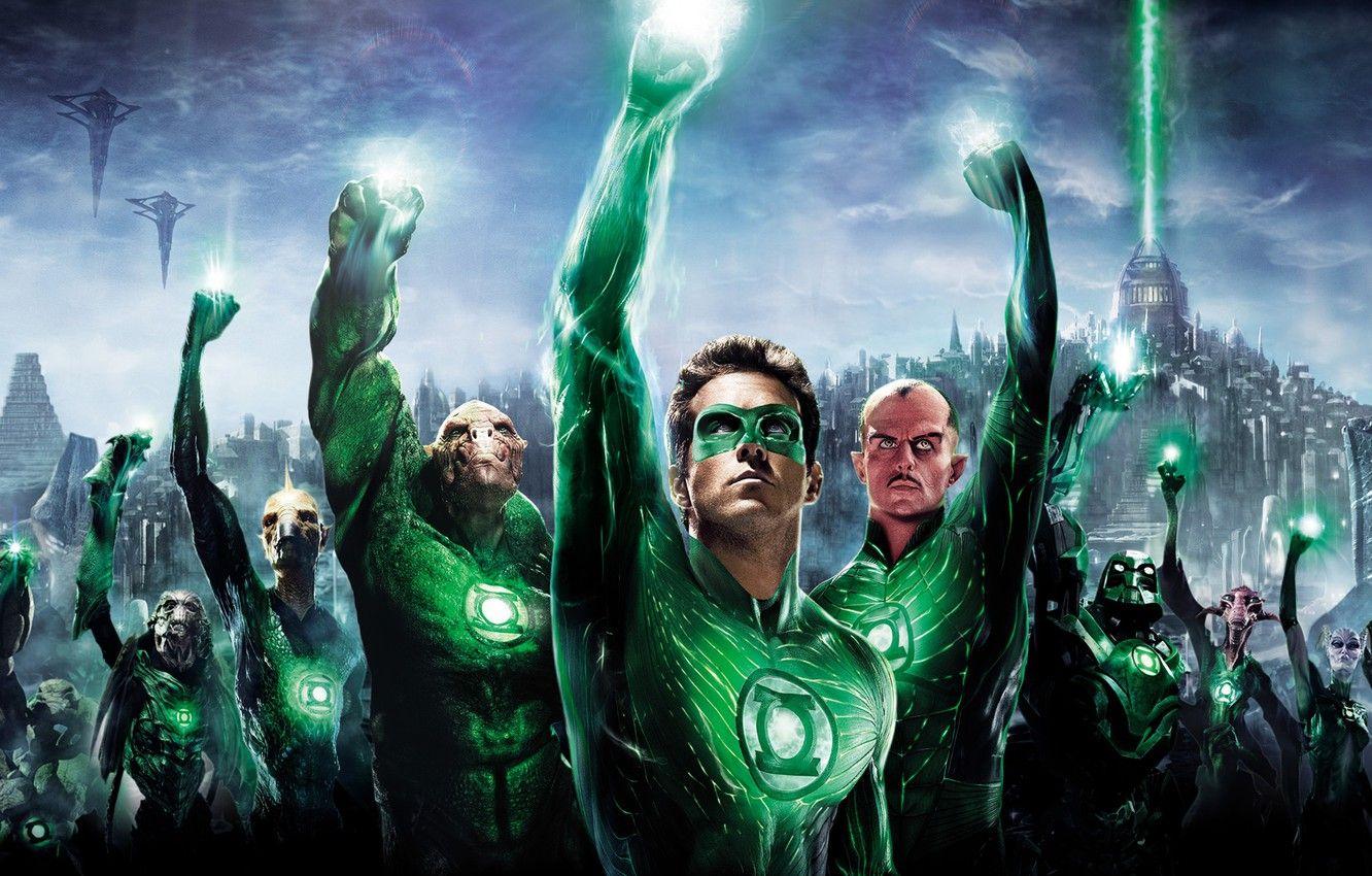 1332x850 Wallpaper Green Lantern, Green lantern, DC comics, DC universe, Hal Jordan, Sinestro, Hal Jordan, corps green lantern, green lantern corps image for desktop, section фильмы
