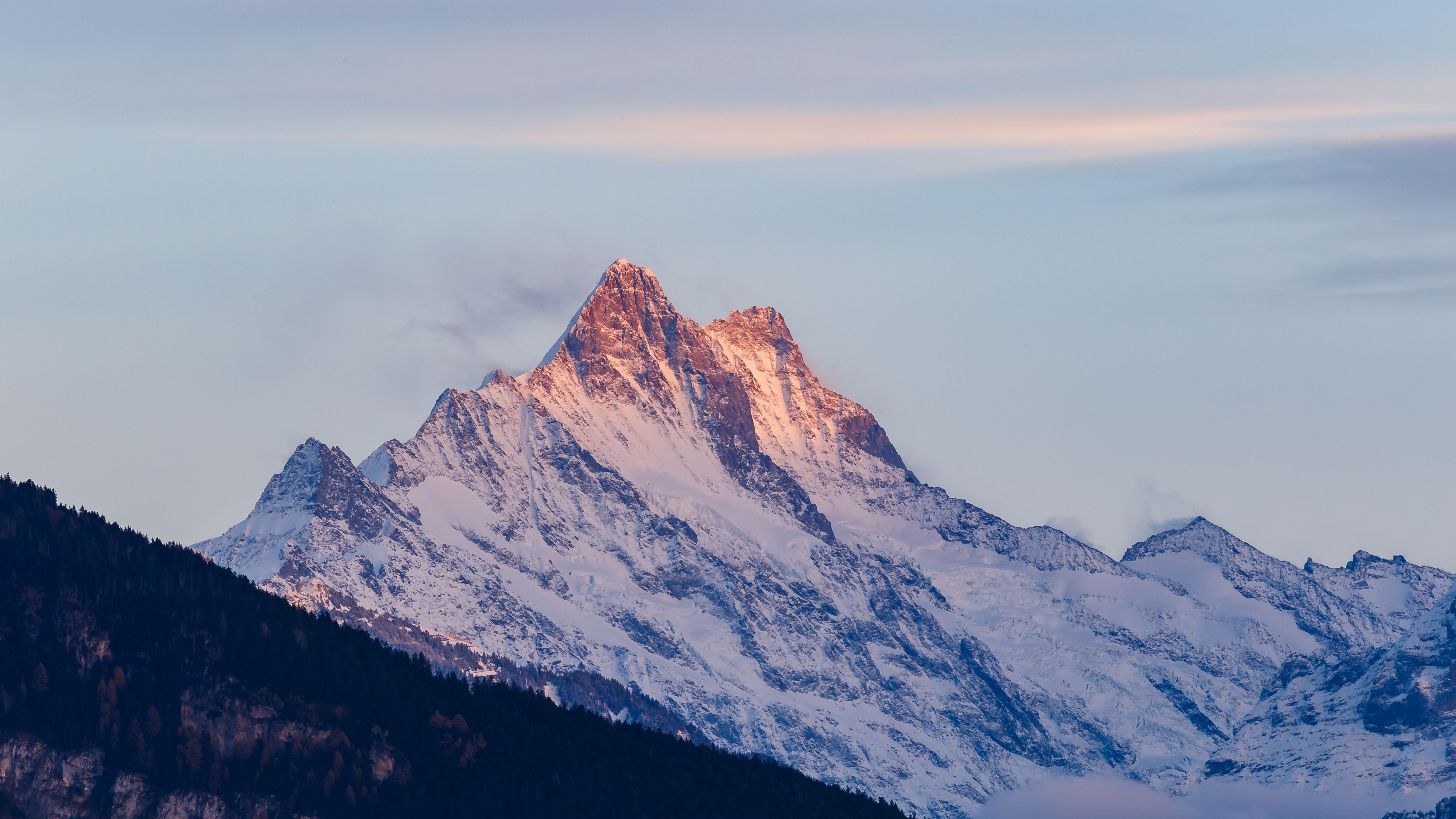 5120x2880 Snow Mountains 4k Wallpaper