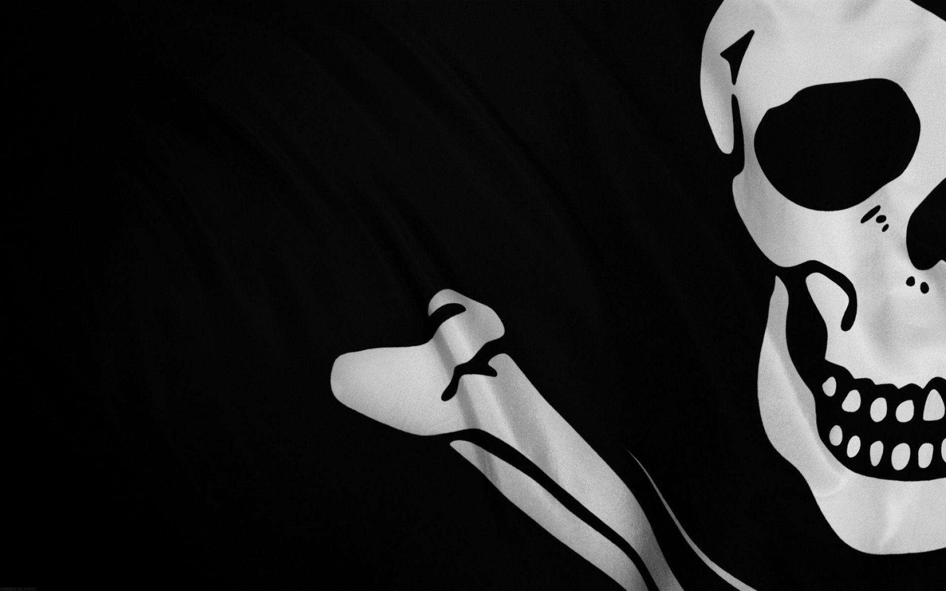 1920x1200 Skull and Crossbones Wallpaper