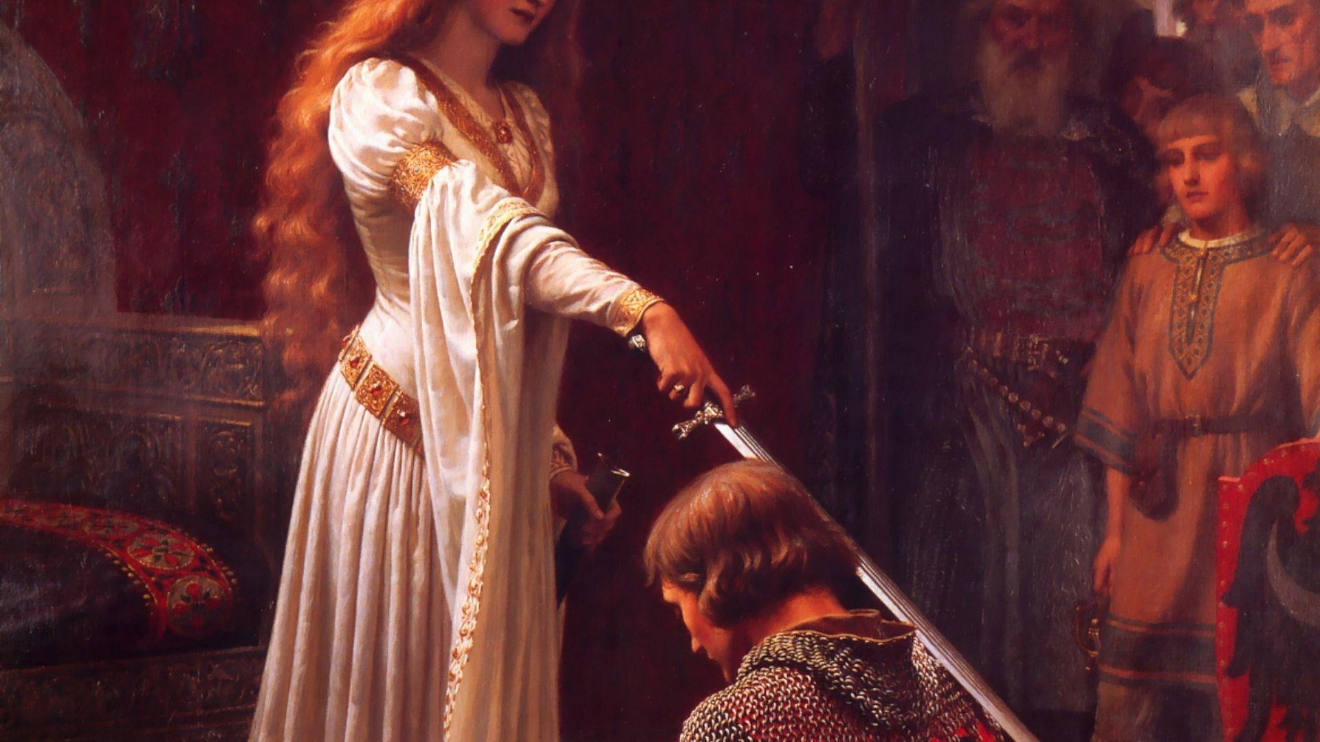 1920x1080 accolade, romanticism, middle ages, english painter