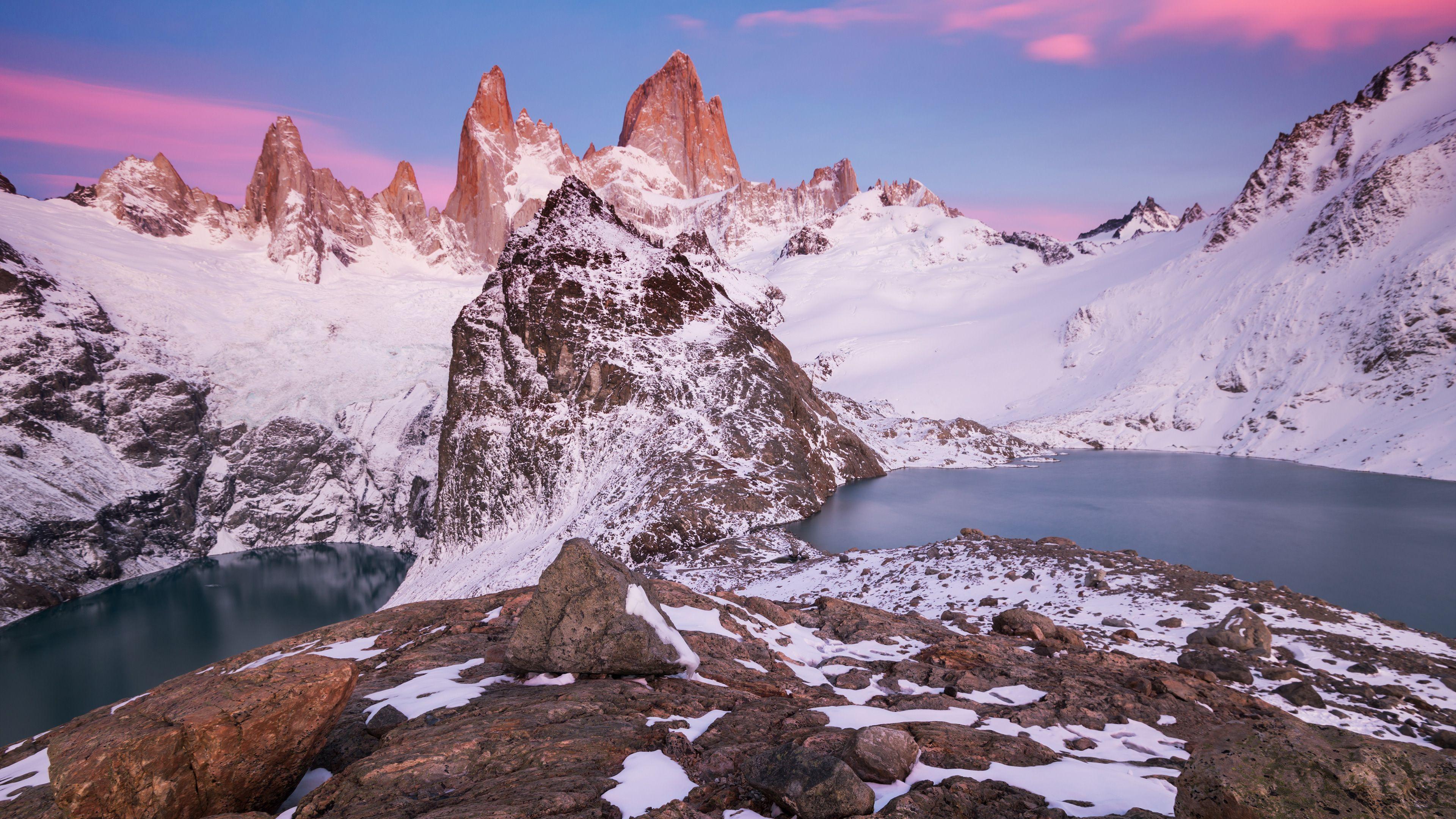3840x2160 Wallpaper 4k Snowy Mountains 4k 4k Wallpaper, Hd Wallpaper