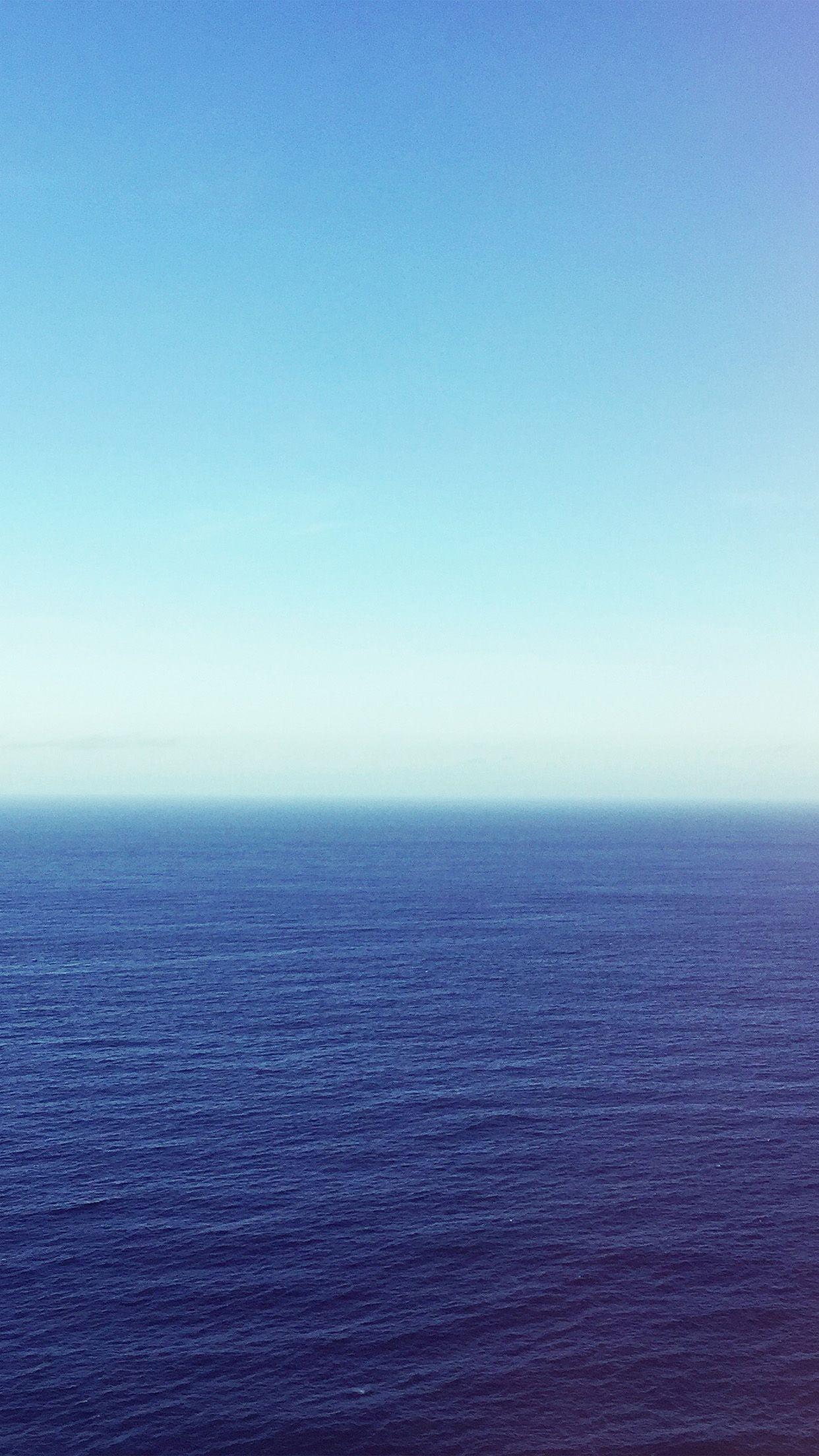 1242x2208 Calm Sea Blue Ocean Water Summer Day Nature Android wallpaper