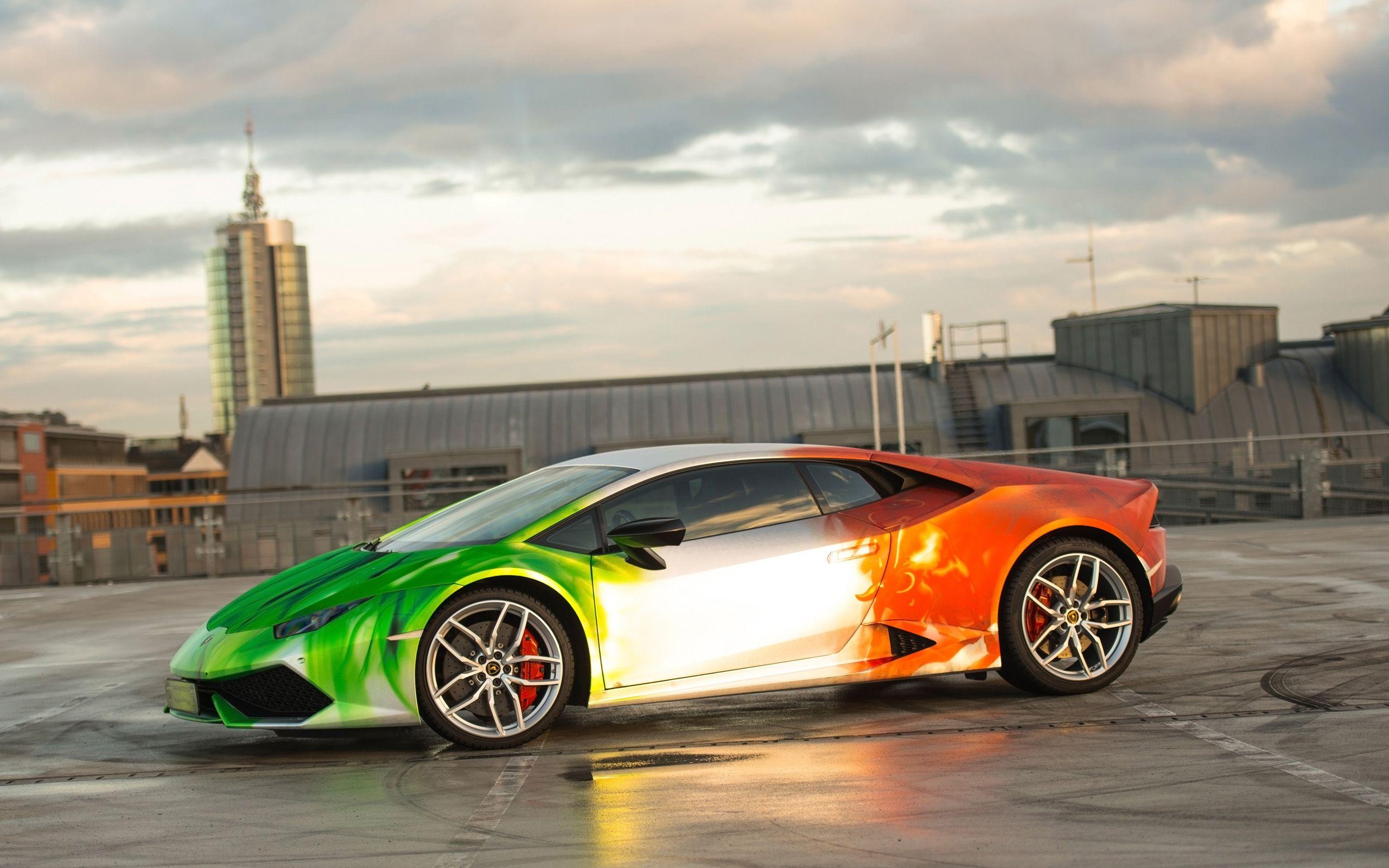2560x1600 In hình nền Lamborghini Huracan công nghệ cao.  Hình nền xe hơi HD
