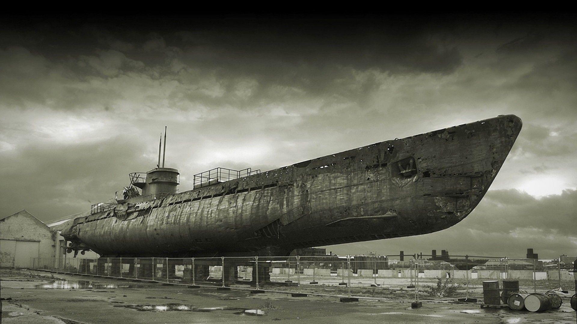 1920x1080 Old Abandoned Submarine HD Wallpaperx1080