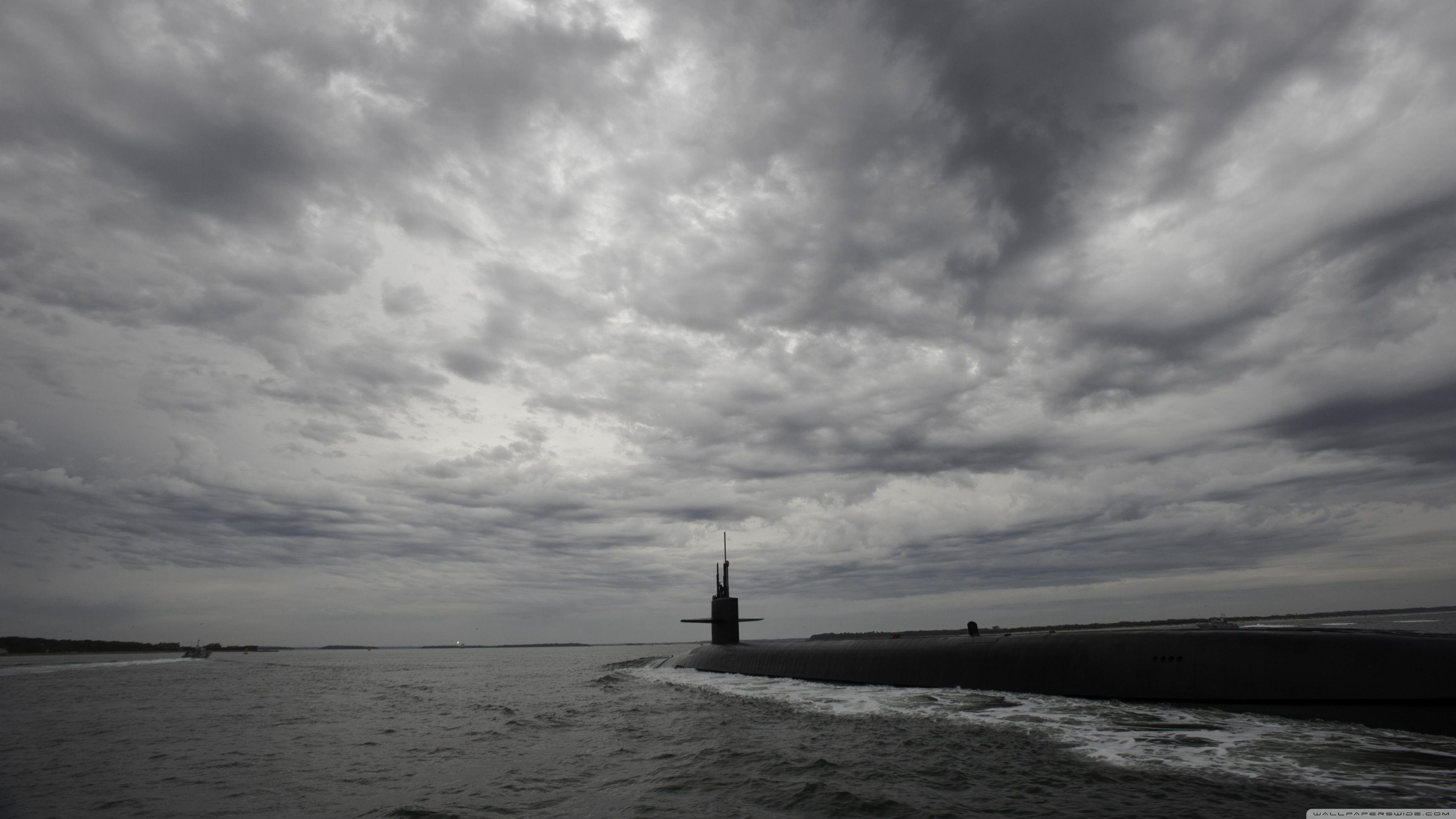 3840x2160 USS Alaska SSBN 732 United States Navy Ohio Class Ballistic