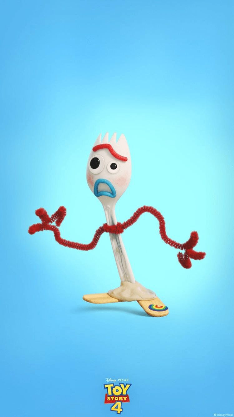 750x1334 Forky Toy Story 4 Disney Pixar