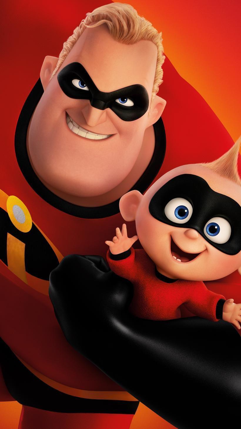 820x1459 Incredibles 2 (2018) Phone Wallpaper. Wallpaper de desenhos