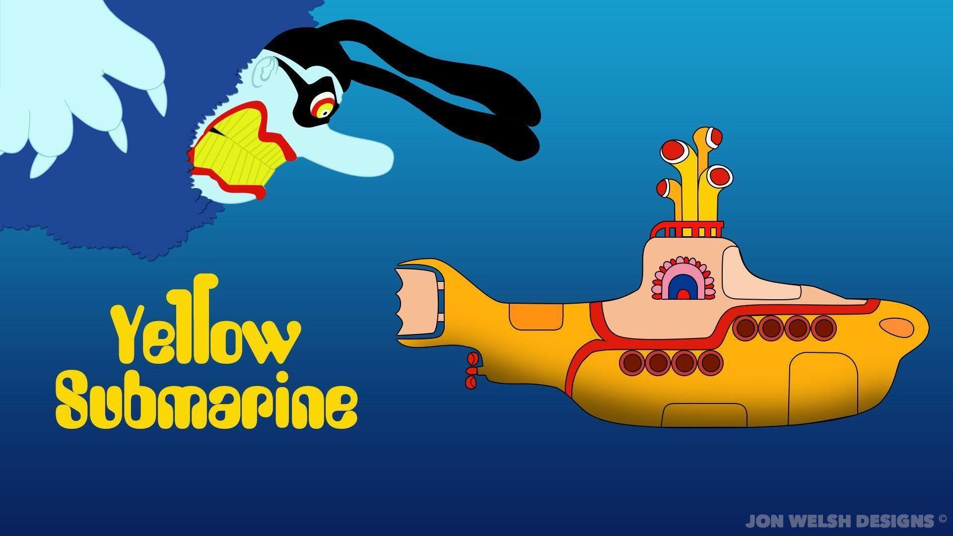 1920x1080 Yellow Submarine Wallpaper