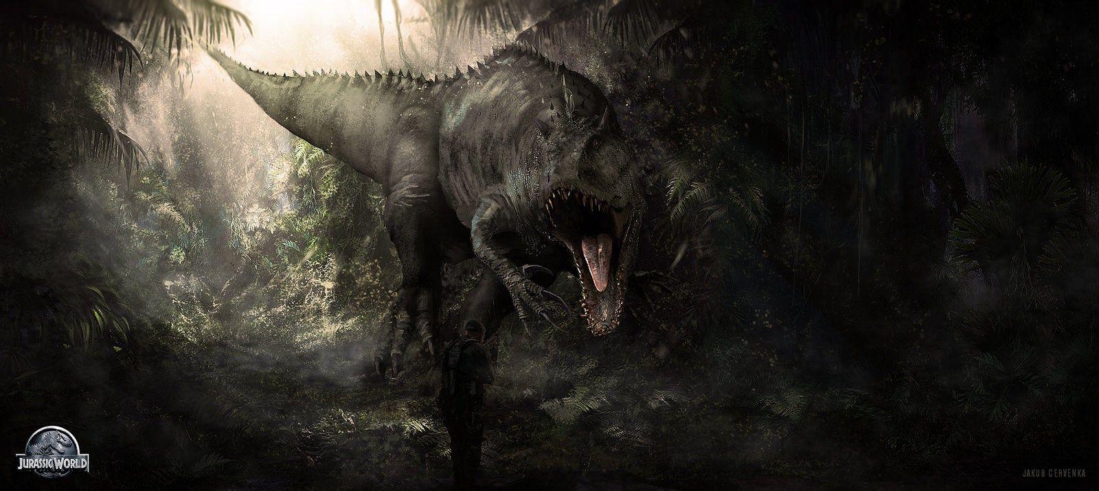 Dinosaur Feroce In The Jurassic Jungle Art Print by GEN Z | iCanvas