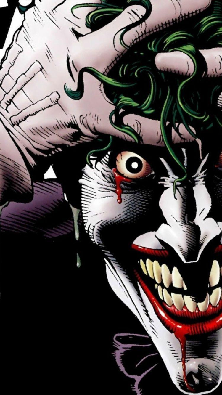 750x1334 The Joker Comic Wallpaper