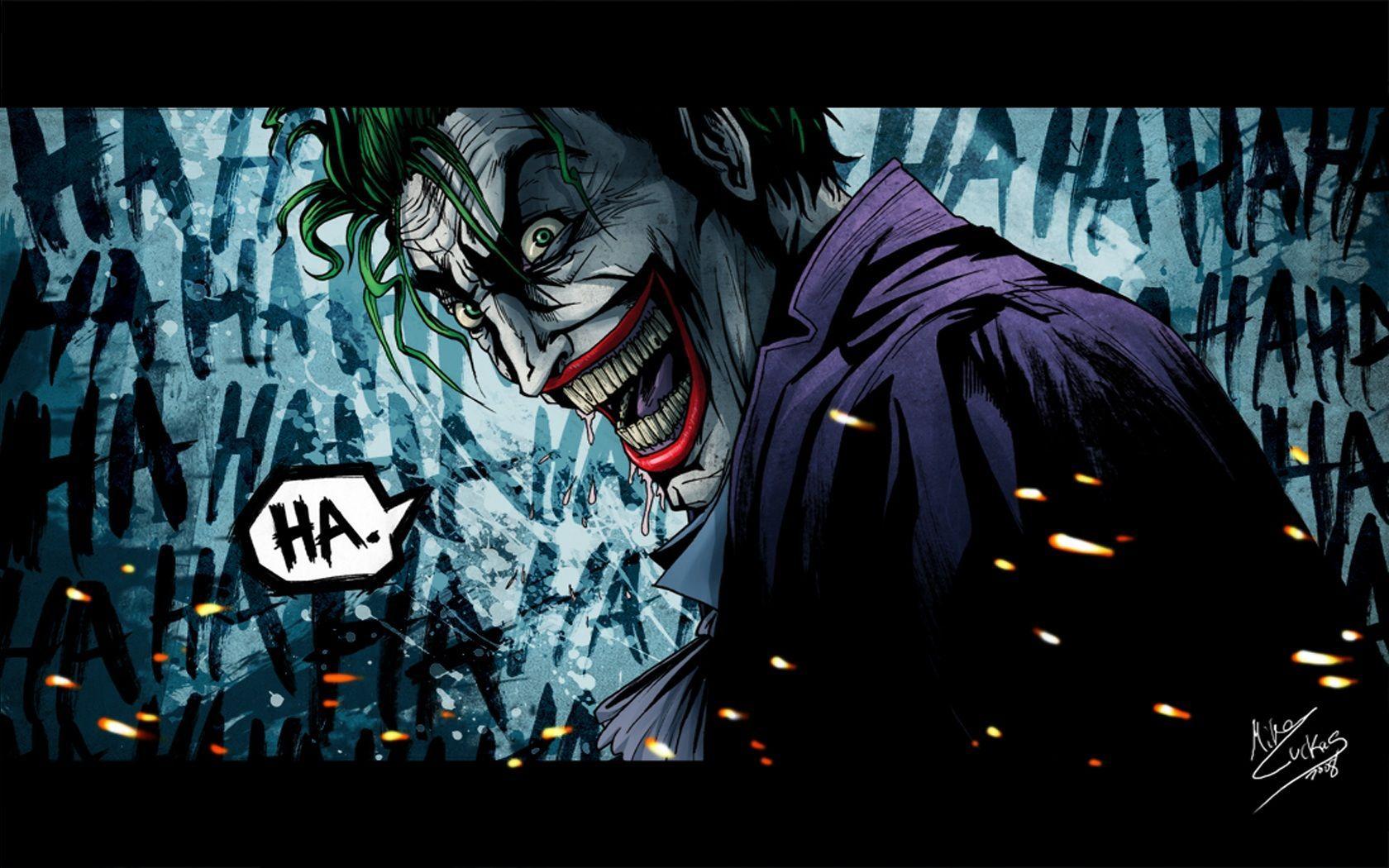 1680x1050 Comic Joker Wallpaper