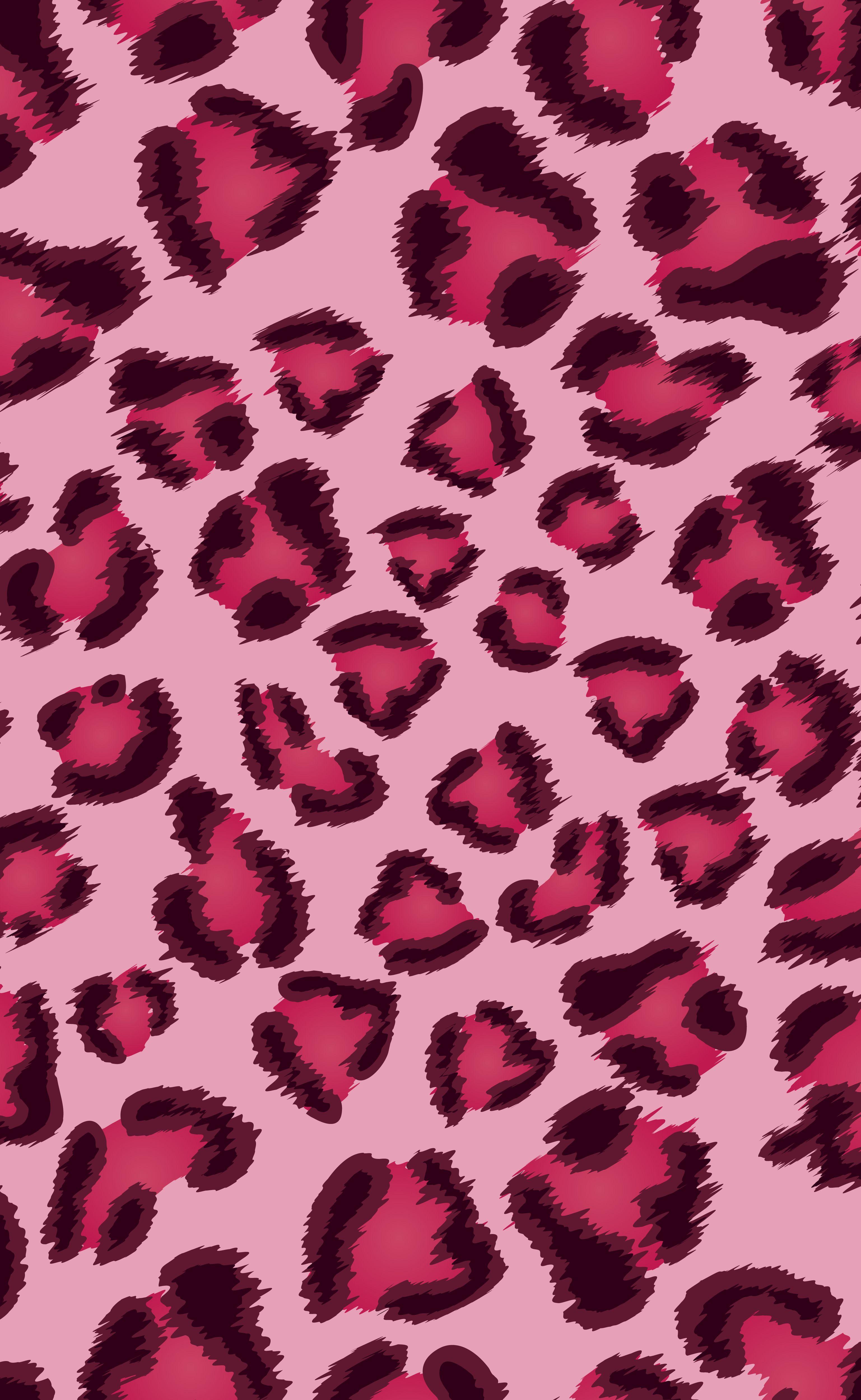 love pink leopard wallpaper