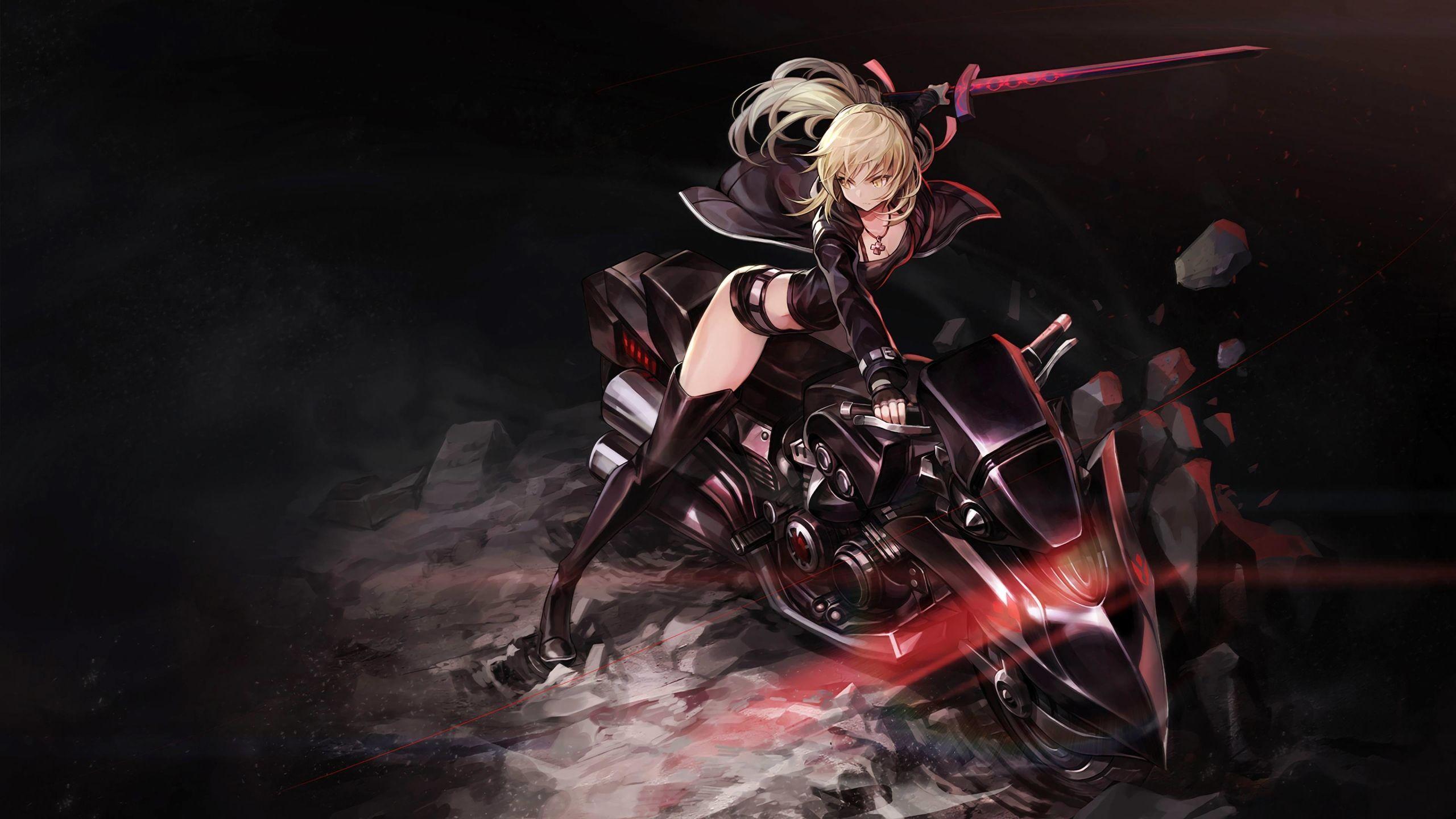 2560x1440 Saber Alter Fate 1440P Resolution Wallpaper, HD Anime 4K