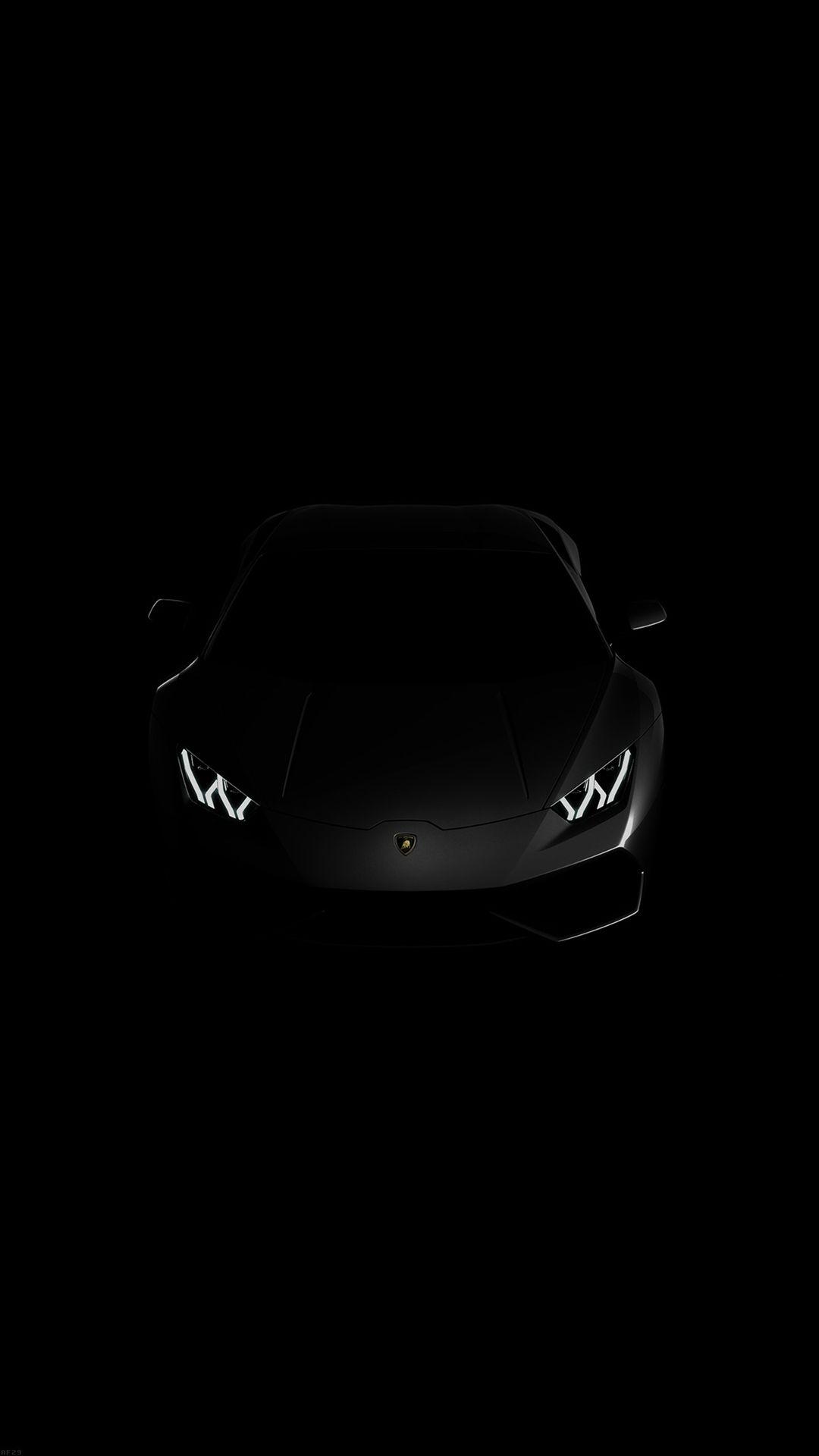 1080x1920 Lamborghini Huracan Lp Black Dark #iPhone #wallpaper.  iPhone 8