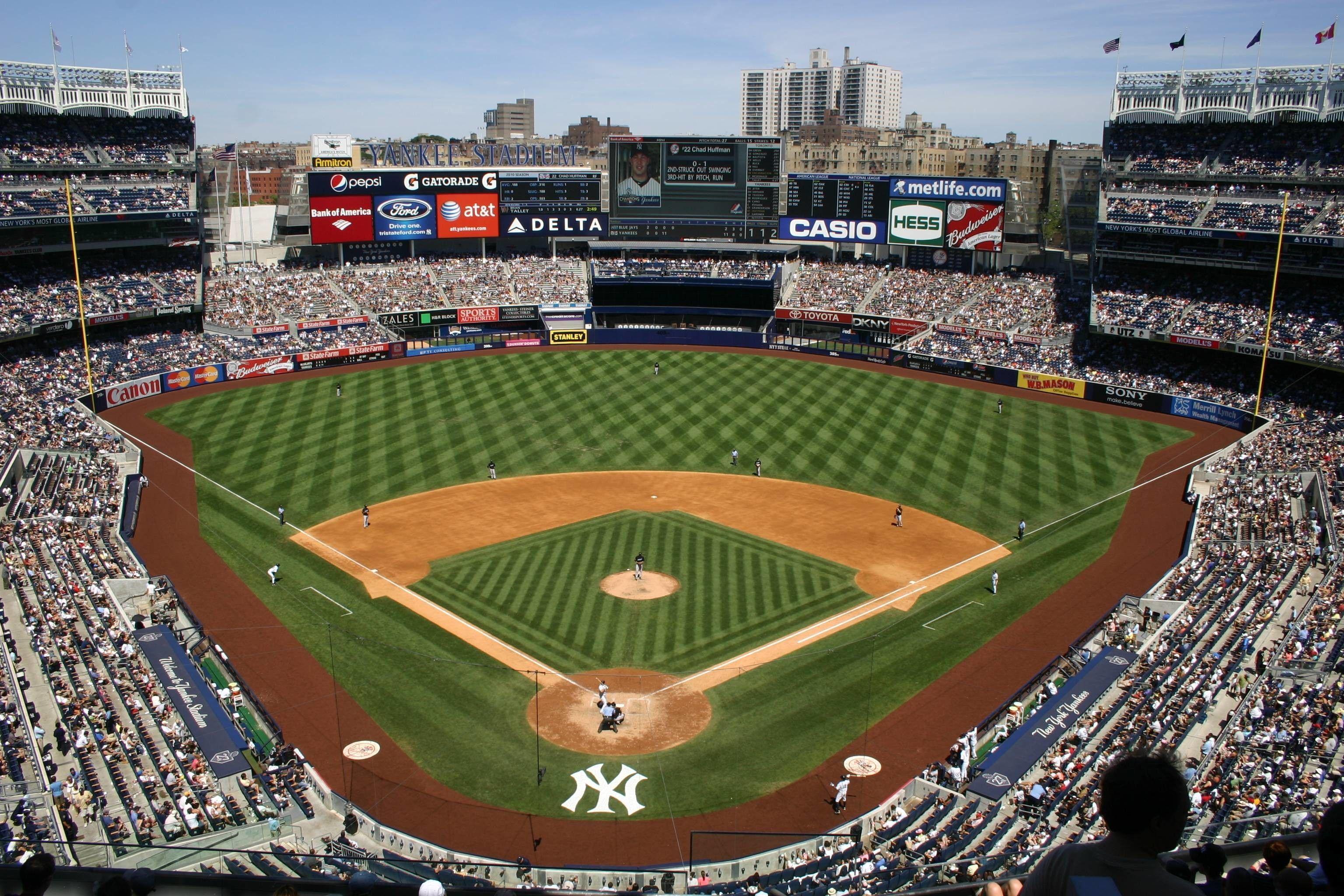 Yankee Stadium Wallpapers Top Free Yankee Stadium Backgrounds Wallpaperaccess