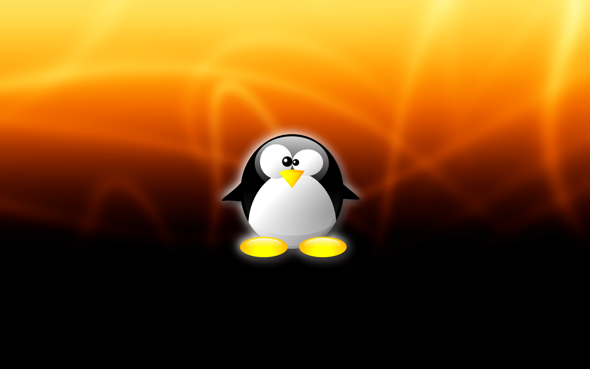1920x1200 Linux Tux Background