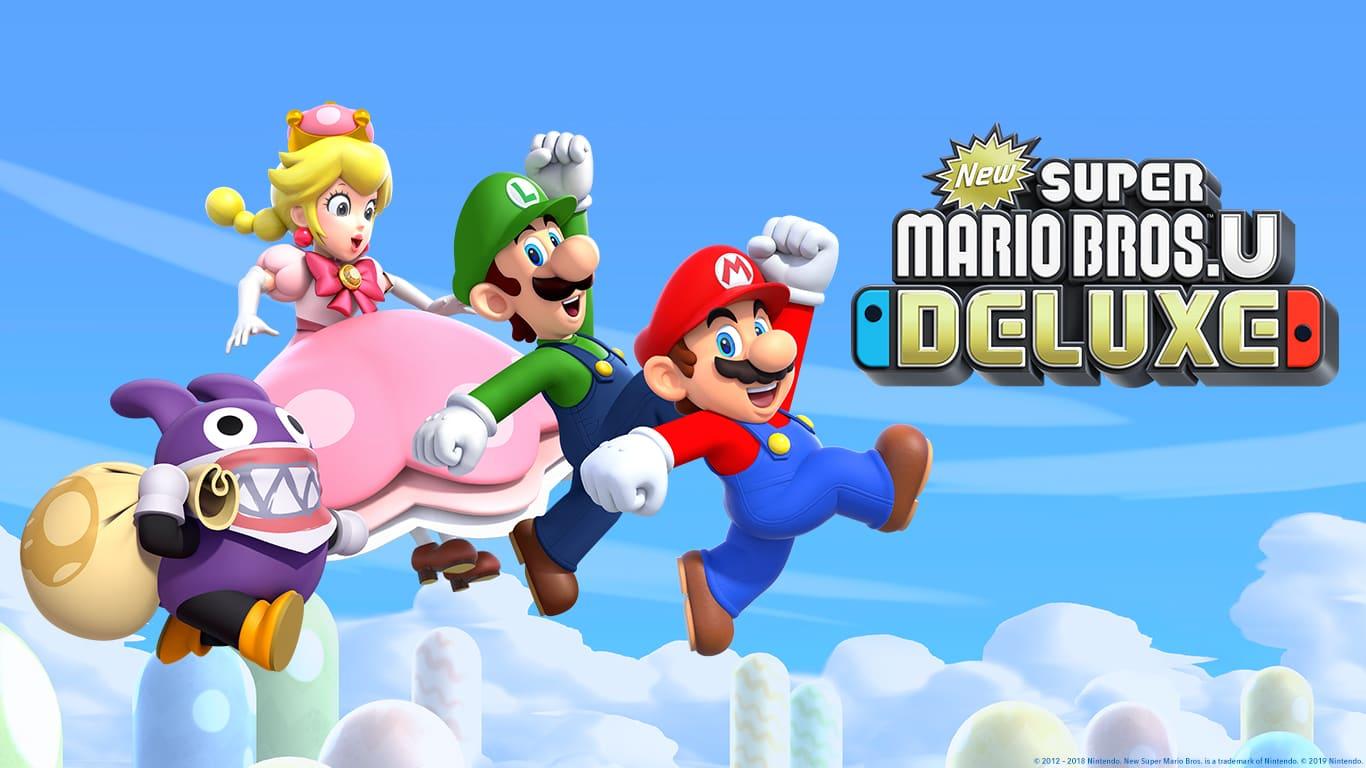 Mario deluxe nintendo. New super Mario Bros u Deluxe Nintendo Switch. Игры New super Mario Bros u. Игра super Mario Bros.u Deluxe. New super Mario Bros. U Deluxe.