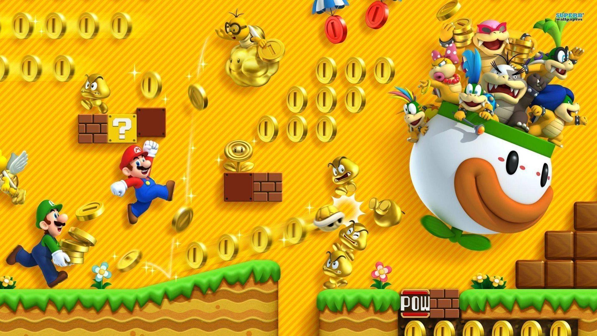 1920x1080 Mario World Wallpaper